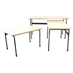 Rare, Original Set of 'Twello' Nesting Tables by Martin Visser for 't Spectrum