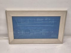 Rare Original Speedboat Blueprint from George Lawley of Neponset, Mass.