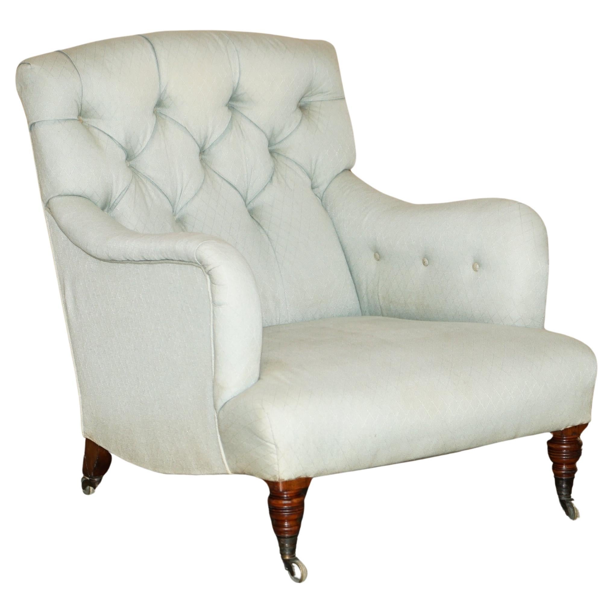 Royal House Antiques

Royal House Antiques is delighted to offer for sale this super rare, totally original, Howard & Son's Berners street fully stamped Bridgewater model armchair with the super rare, English Country House period upholstery 

Please