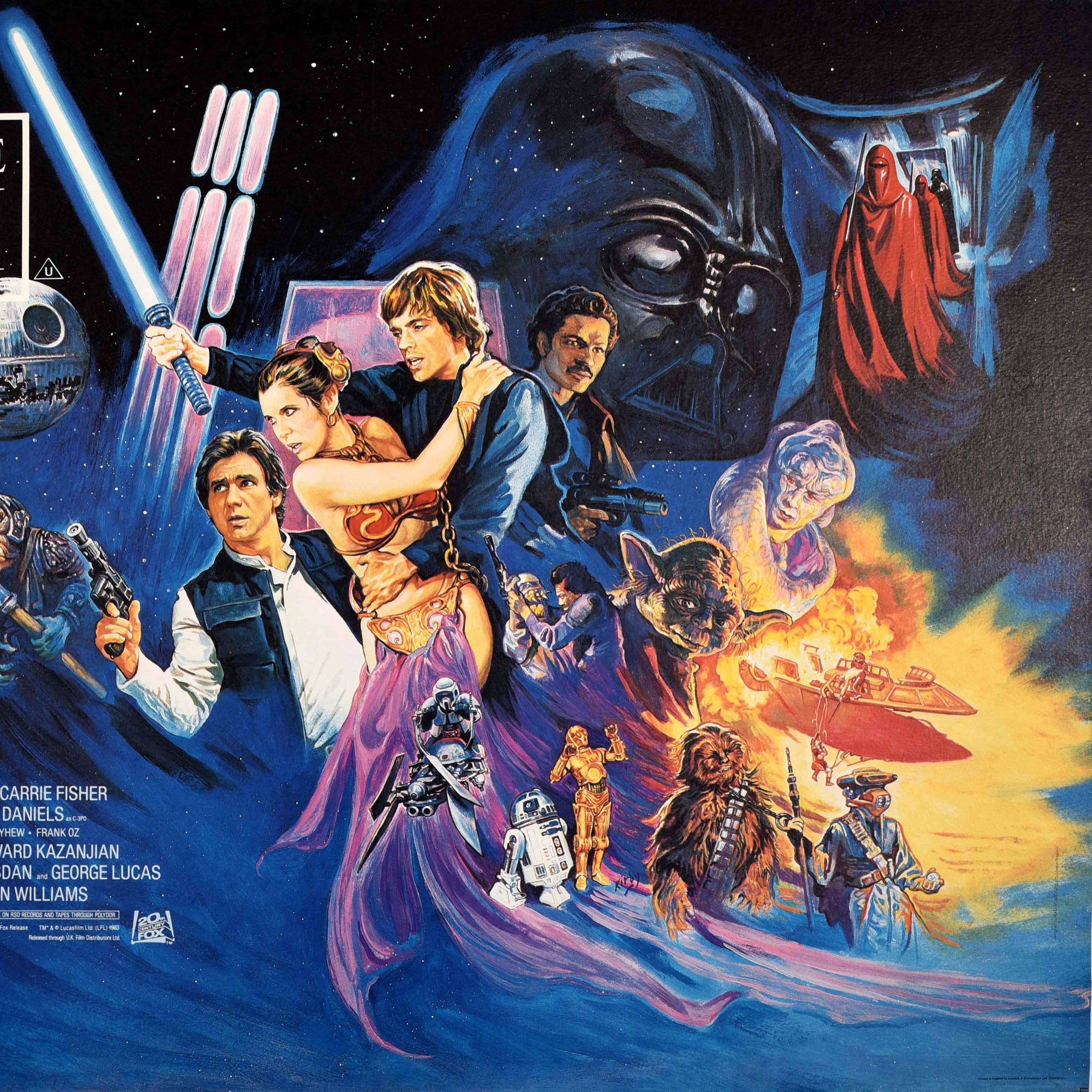 original return of the jedi movie poster