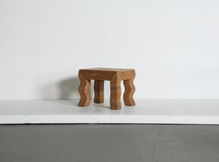 Rare Original Vivai Del Sud Wavy Leg Side Table, Italy, 1970s