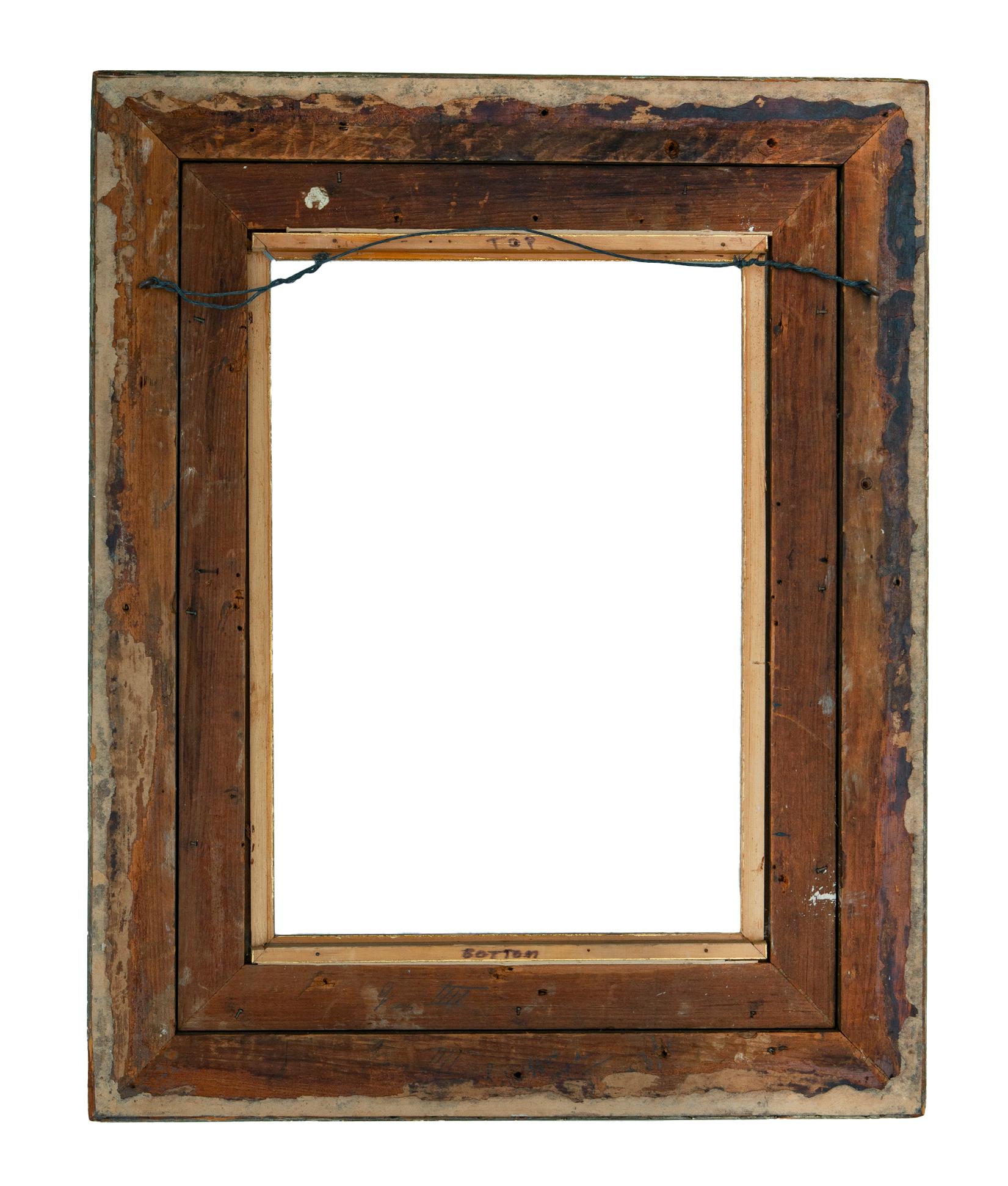 Rare miroir biseauté avec cadre profond orné de roses, fleurs et bourgeons en vente 1