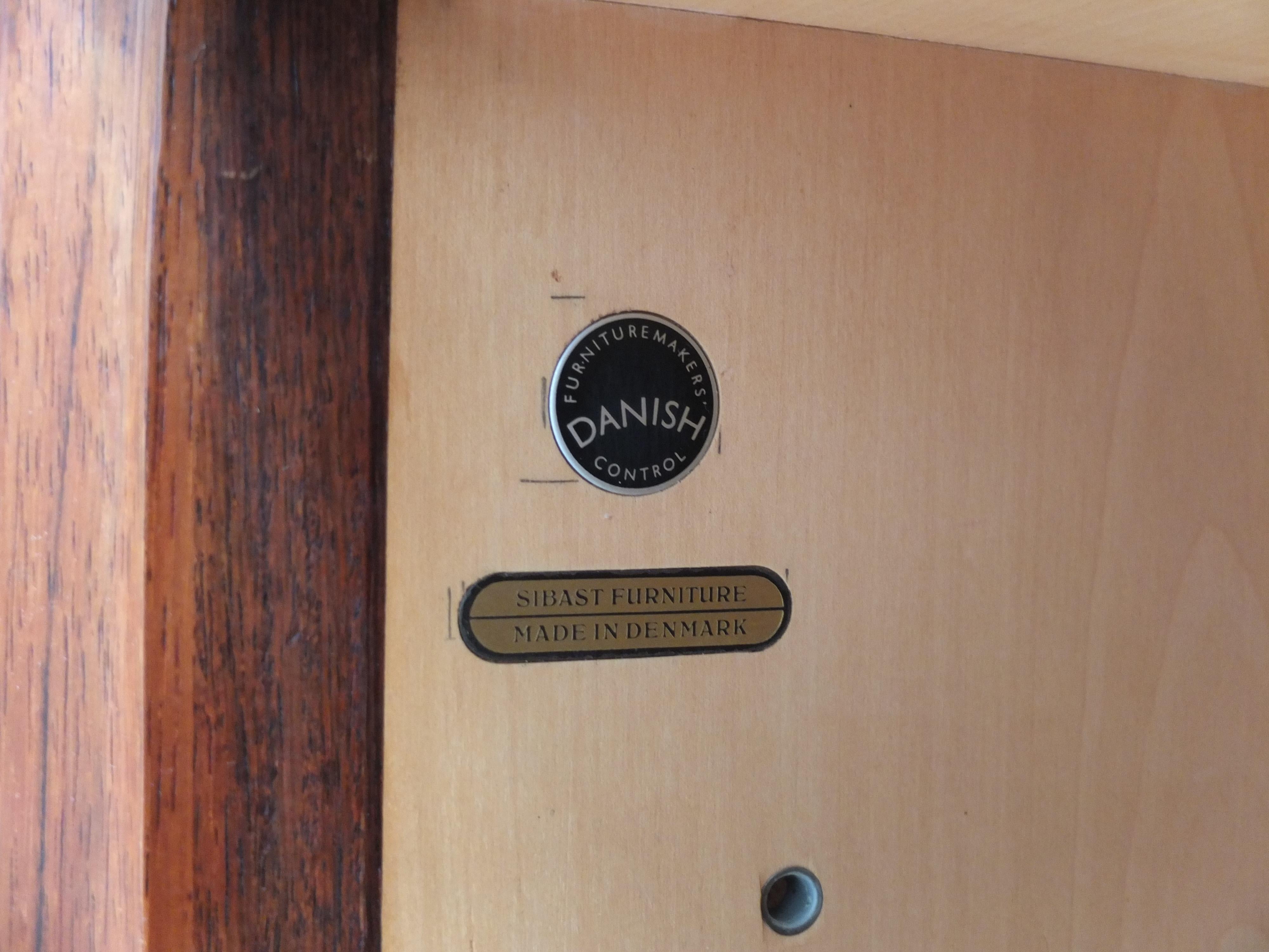 Legno Rara credenza 'OS29' di Arne Vodder per Sibast, 1959 in vendita