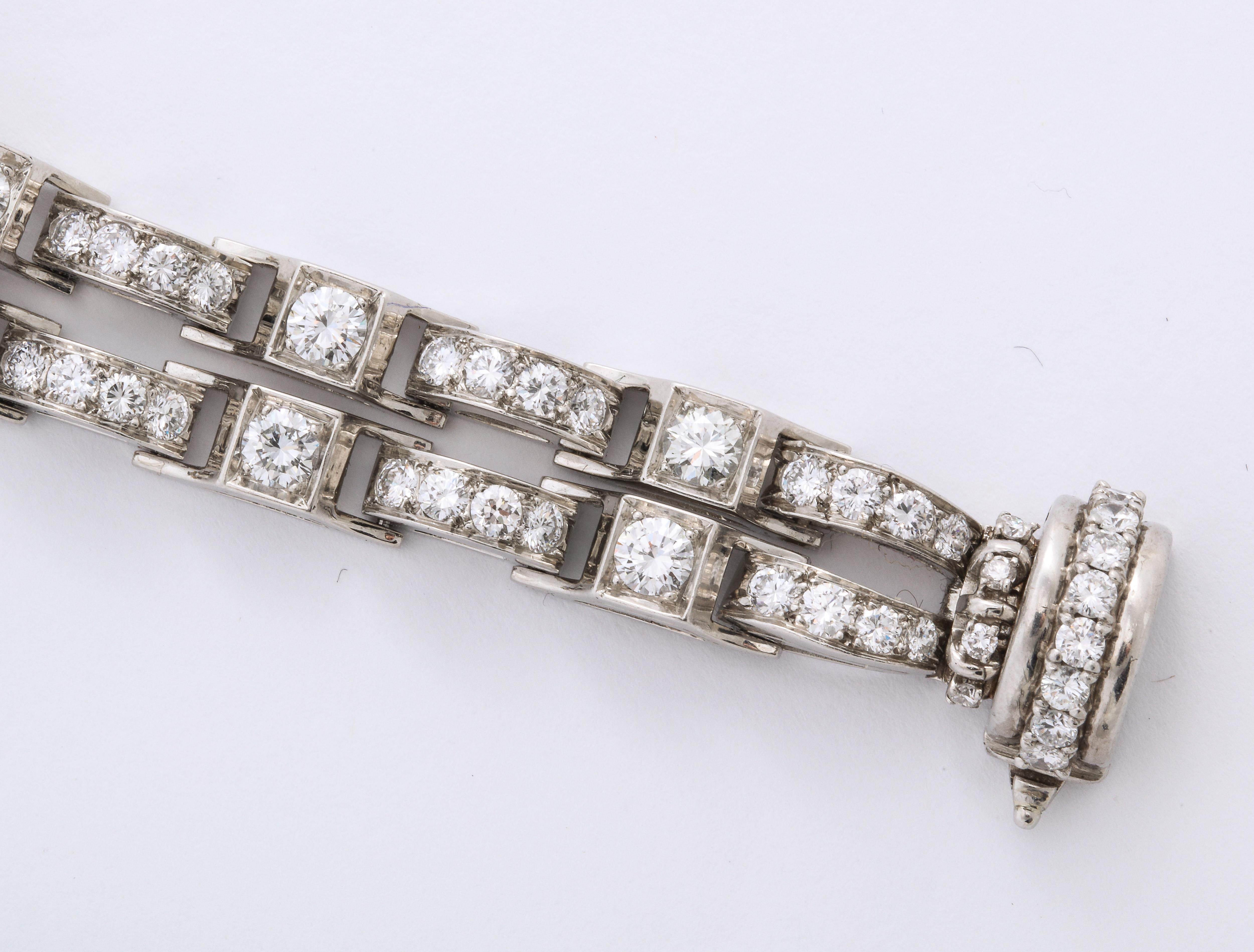 Rare Oscar Heyman Bros 41 Carat Yellow Blue Sapphire Platinum Diamond Bracelet In Good Condition In New York, NY
