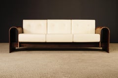 Seltenes Oscar Niemeyer Rosenholzsofa 'ON' für das Hotel SESC Rio de Janeiro, um 1980