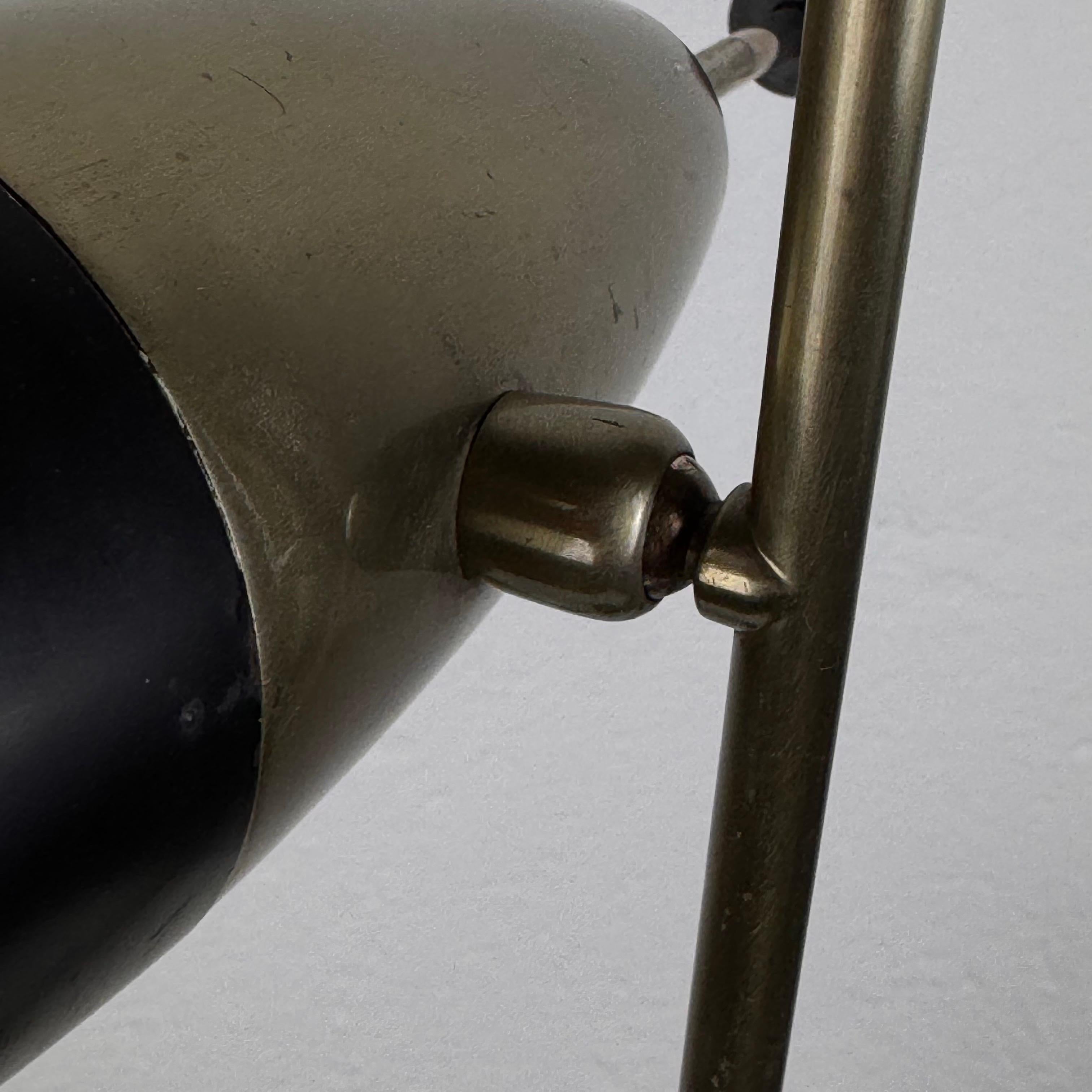 Seltene Oscar Torlasco Modell „577“ Tisch-/Schreibtischlampe von Lumi Mailand, 1950er Jahre, Labeled im Angebot 4