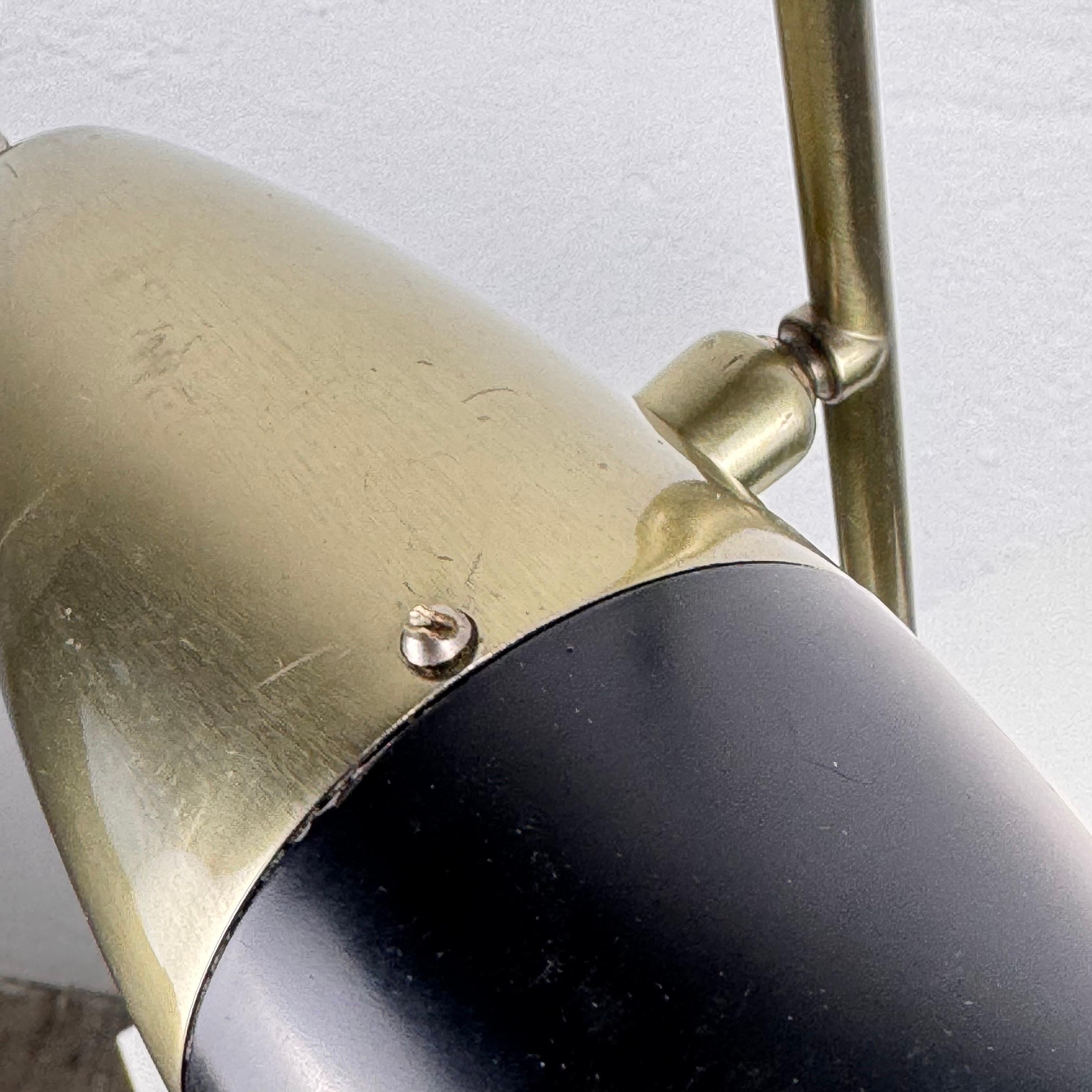 Seltene Oscar Torlasco Modell „577“ Tisch-/Schreibtischlampe von Lumi Mailand, 1950er Jahre, Labeled im Angebot 7