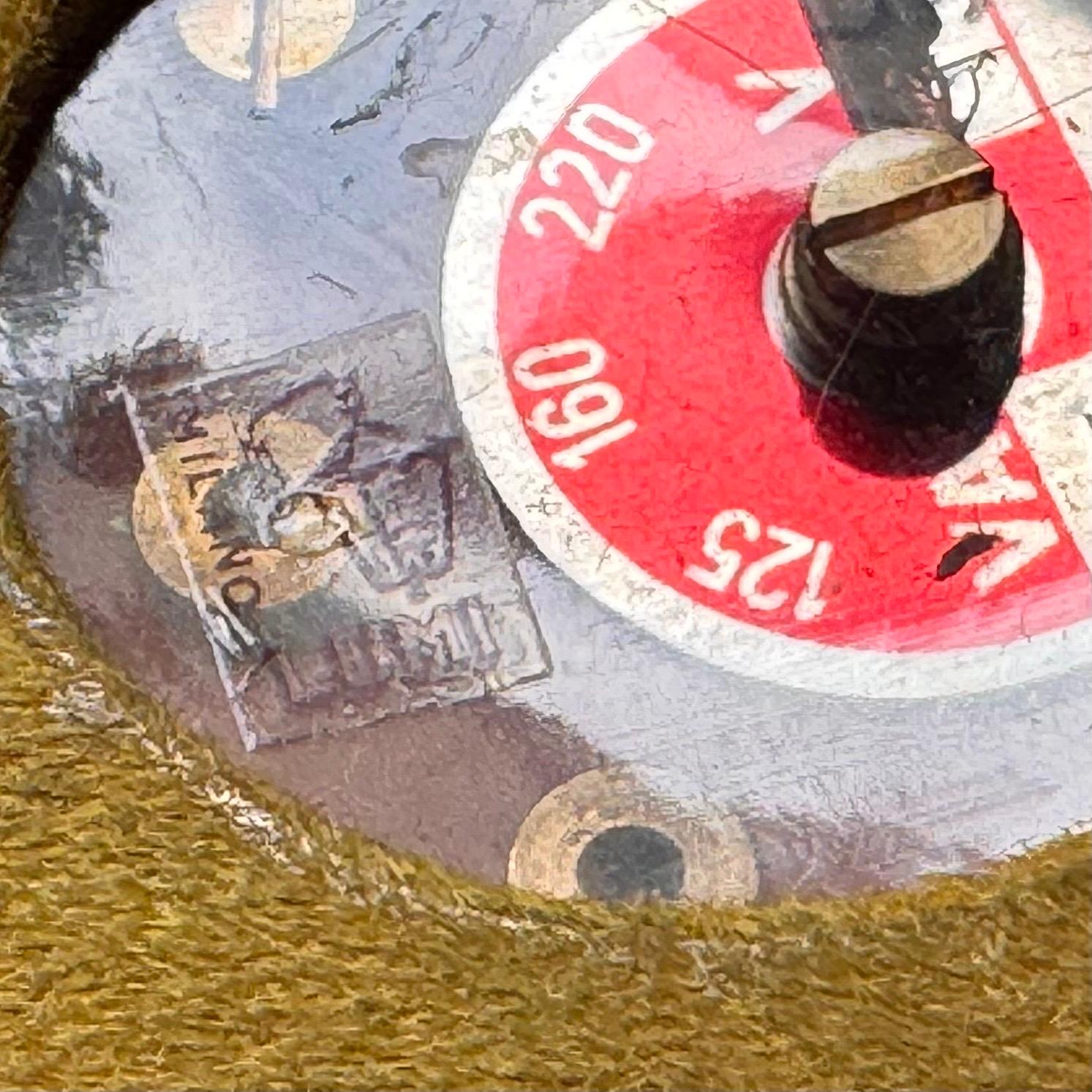 Seltene Oscar Torlasco Modell „577“ Tisch-/Schreibtischlampe von Lumi Mailand, 1950er Jahre, Labeled im Angebot 10