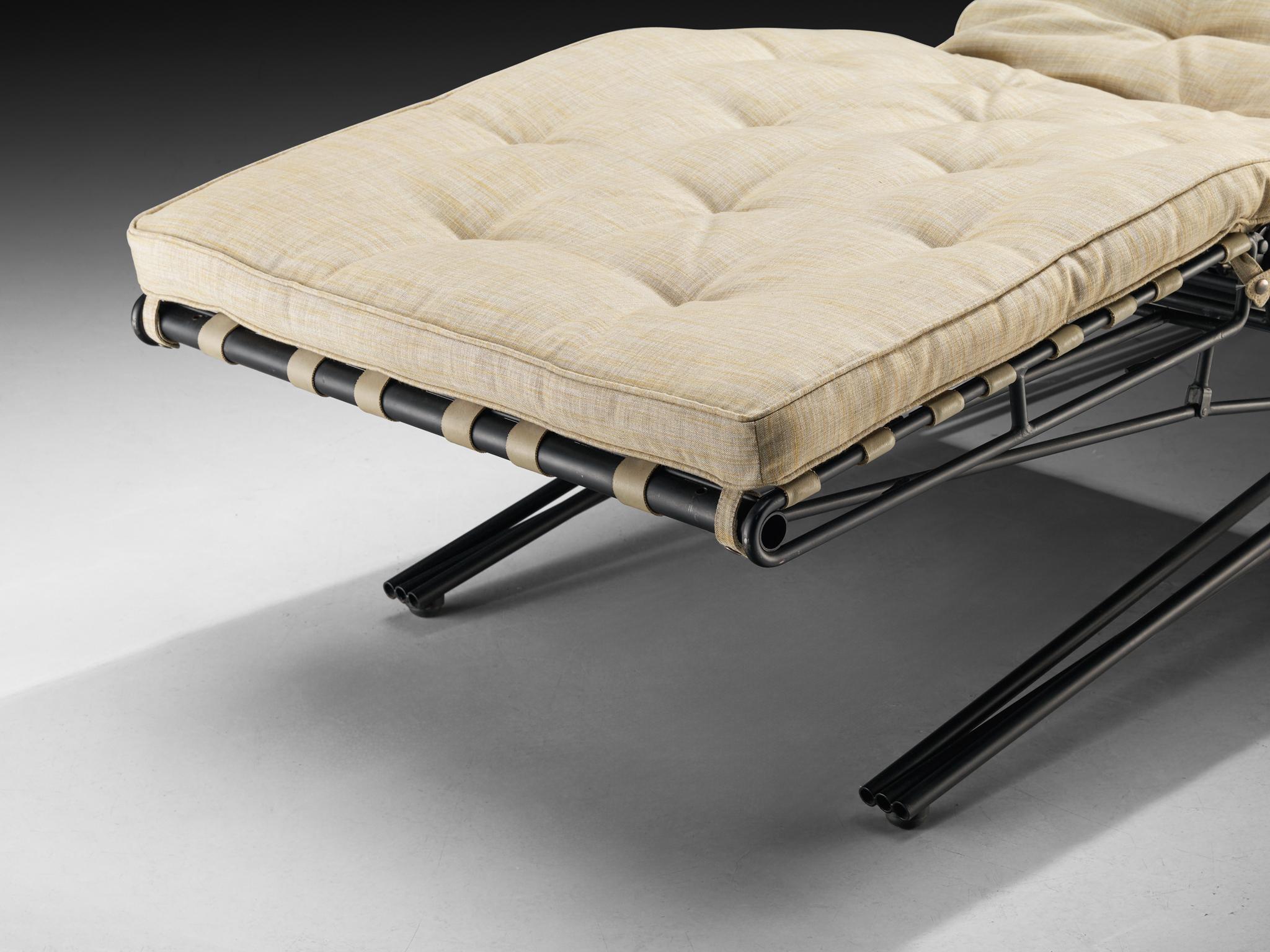 Rare Osvaldo Borsani for Tecno Articulated Chaise Longue For Sale 5