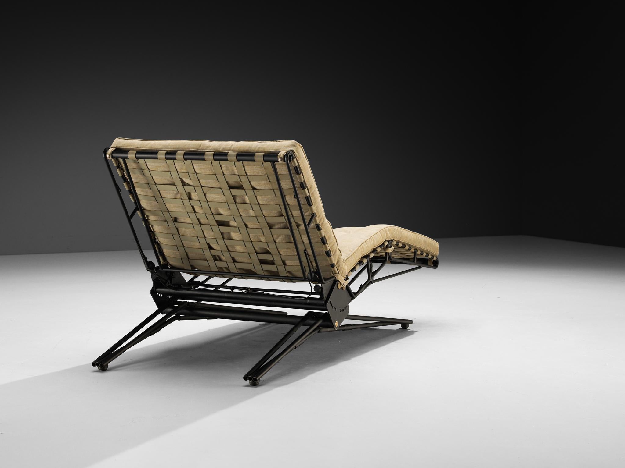 Italian Rare Osvaldo Borsani for Tecno Articulated Chaise Longue For Sale
