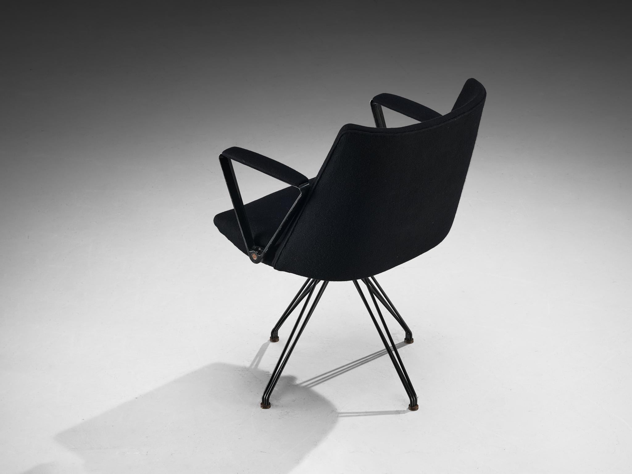 Mid-Century Modern Rare Osvaldo Borsani for Tecno 'P99A' Desk or Office Swivel Chair
