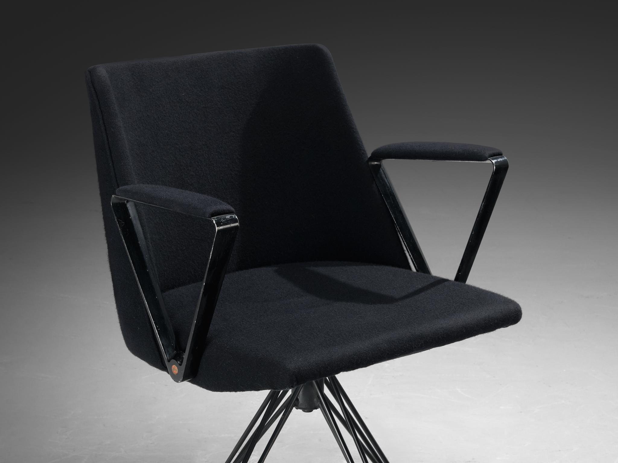 Italian Rare Osvaldo Borsani for Tecno 'P99A' Desk or Office Swivel Chair
