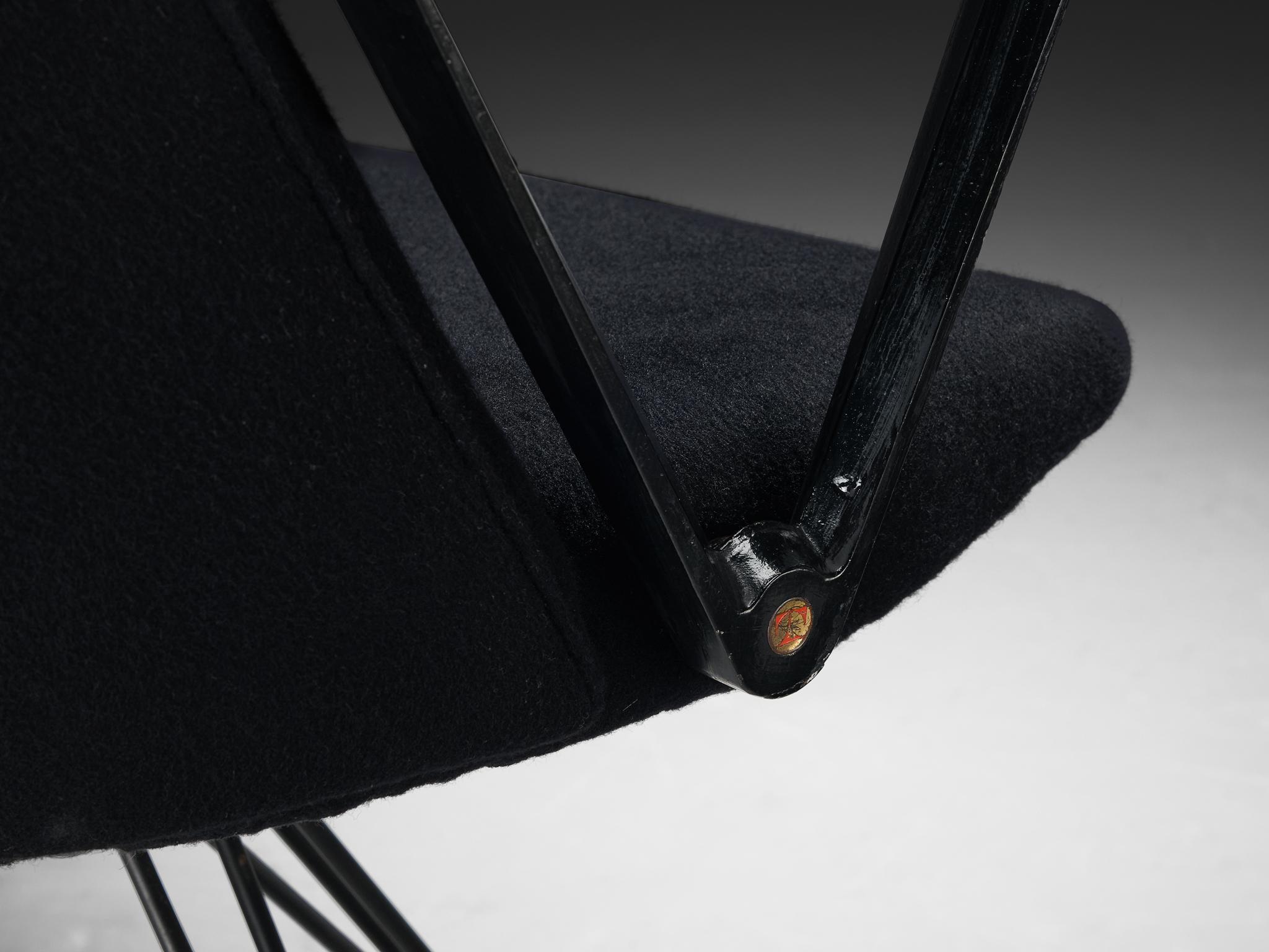 Brass Rare Osvaldo Borsani for Tecno 'P99A' Desk or Office Swivel Chair
