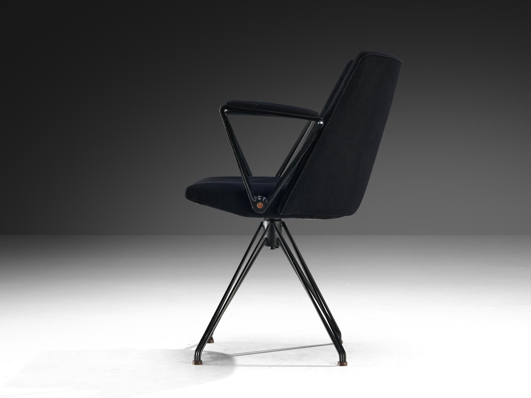 Rare Osvaldo Borsani for Tecno 'P99A' Desk or Office Swivel Chair 1