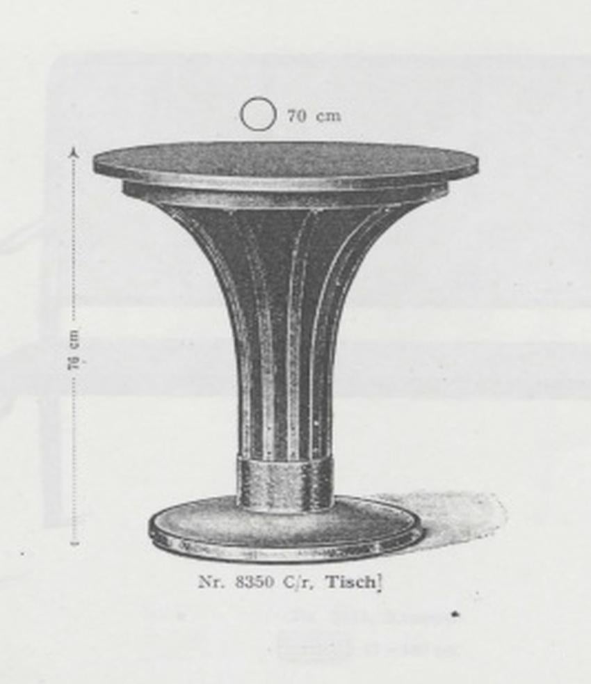 Seltener Otto Prutscher Vasentisch Nr. 8350 von Thonet im Angebot 1