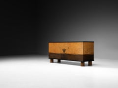 Rara credenza in betulla di Otto Schultz per Boet