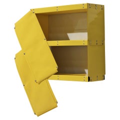 Vintage Rare Otto Zapf 'Softline' Wall-Mounted Cabinets in Yellow for Zapfdesign