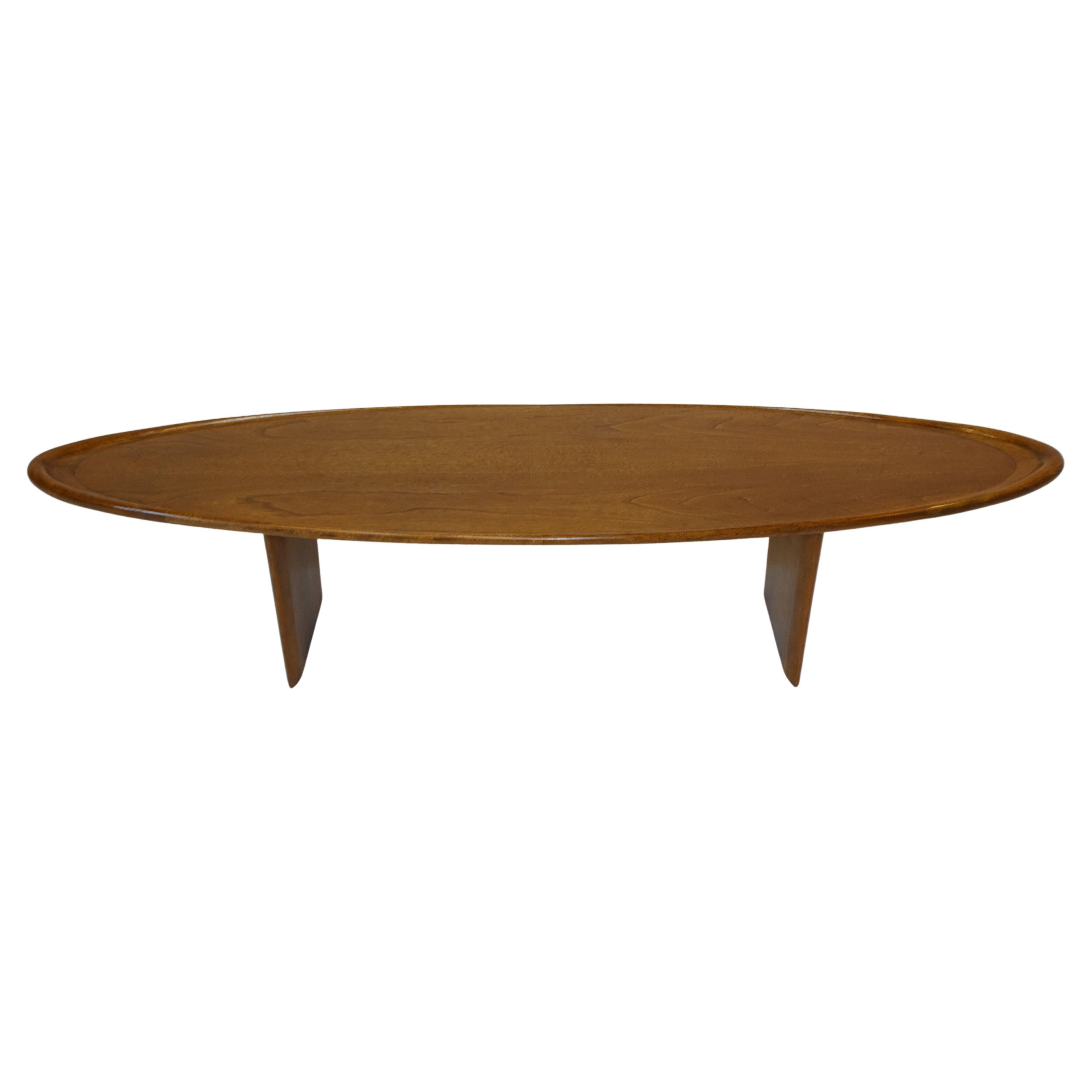 Rare Oval Coffee Table by T.H. Robs John Gibbings for Widdicomb