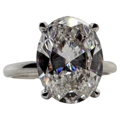 Rare oval diamond engagement ring 3.03ct GIA certified diamond 