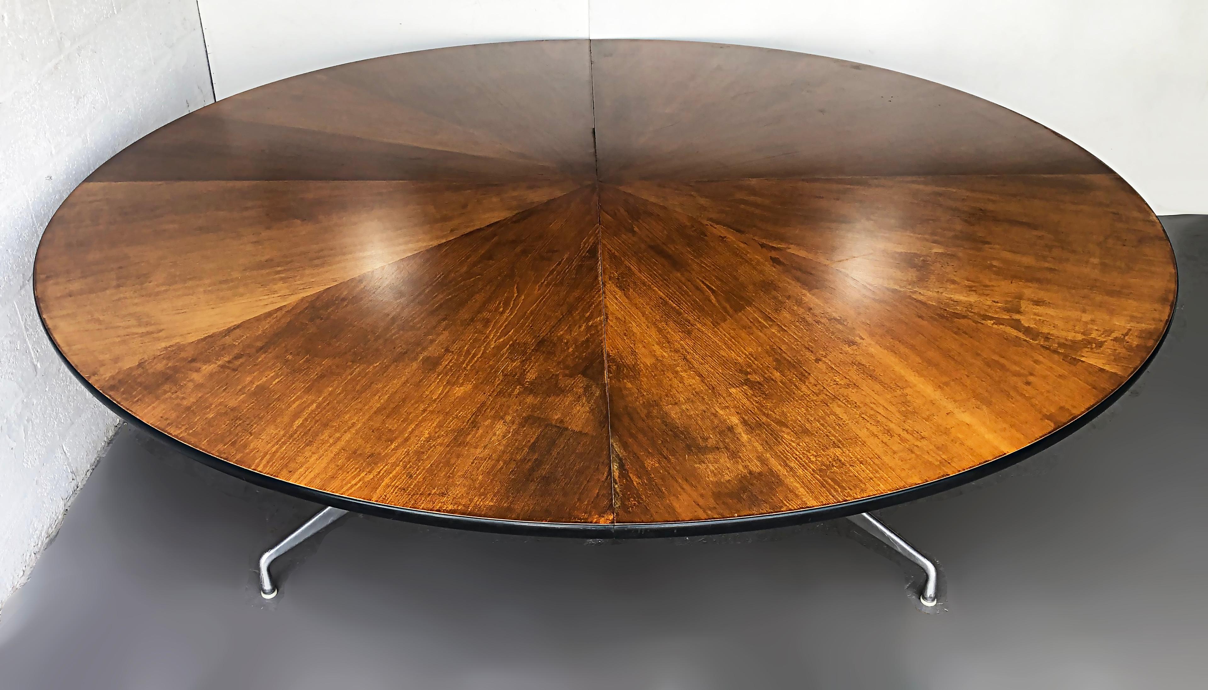 Mid-Century Modern Rare Overscale Herman Miller Eames Aluminum Group Table Circa 1965