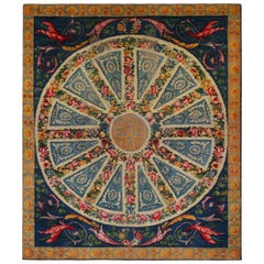 Raro tappeto antico Savonnerie di grandi dimensioni proveniente dalla Fabrica di Tapices - Rug & Kilim