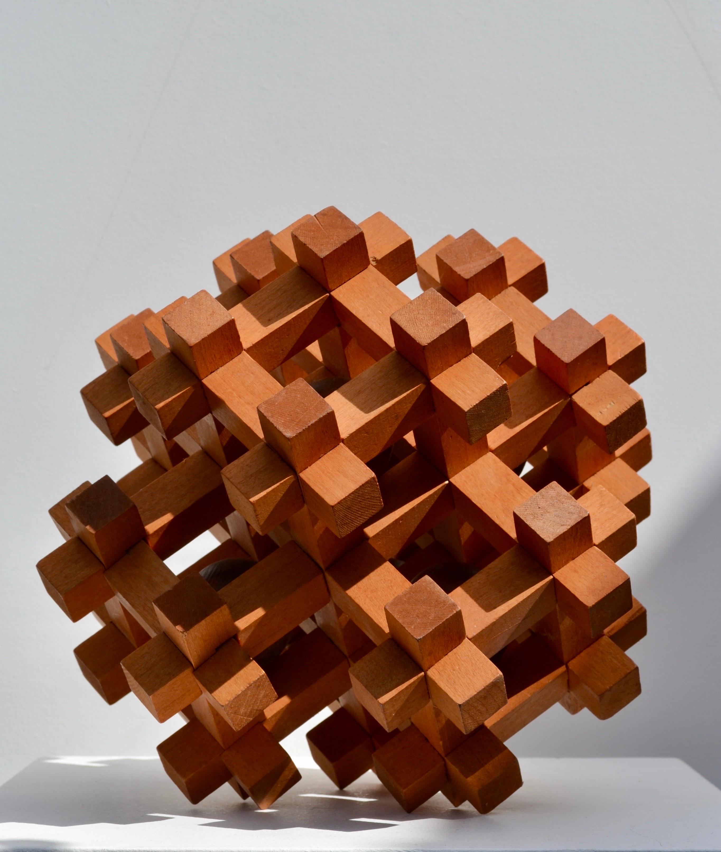 Rara escultura rompecabezas de gran tamaño de Sori Yanagi - 1970 Francés en venta
