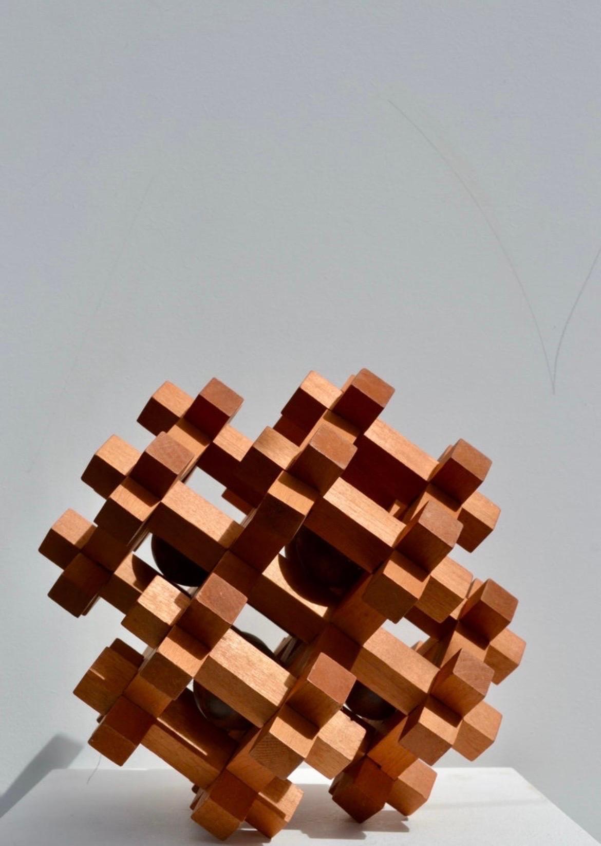 Rara escultura rompecabezas de gran tamaño de Sori Yanagi - 1970 Europeo en venta