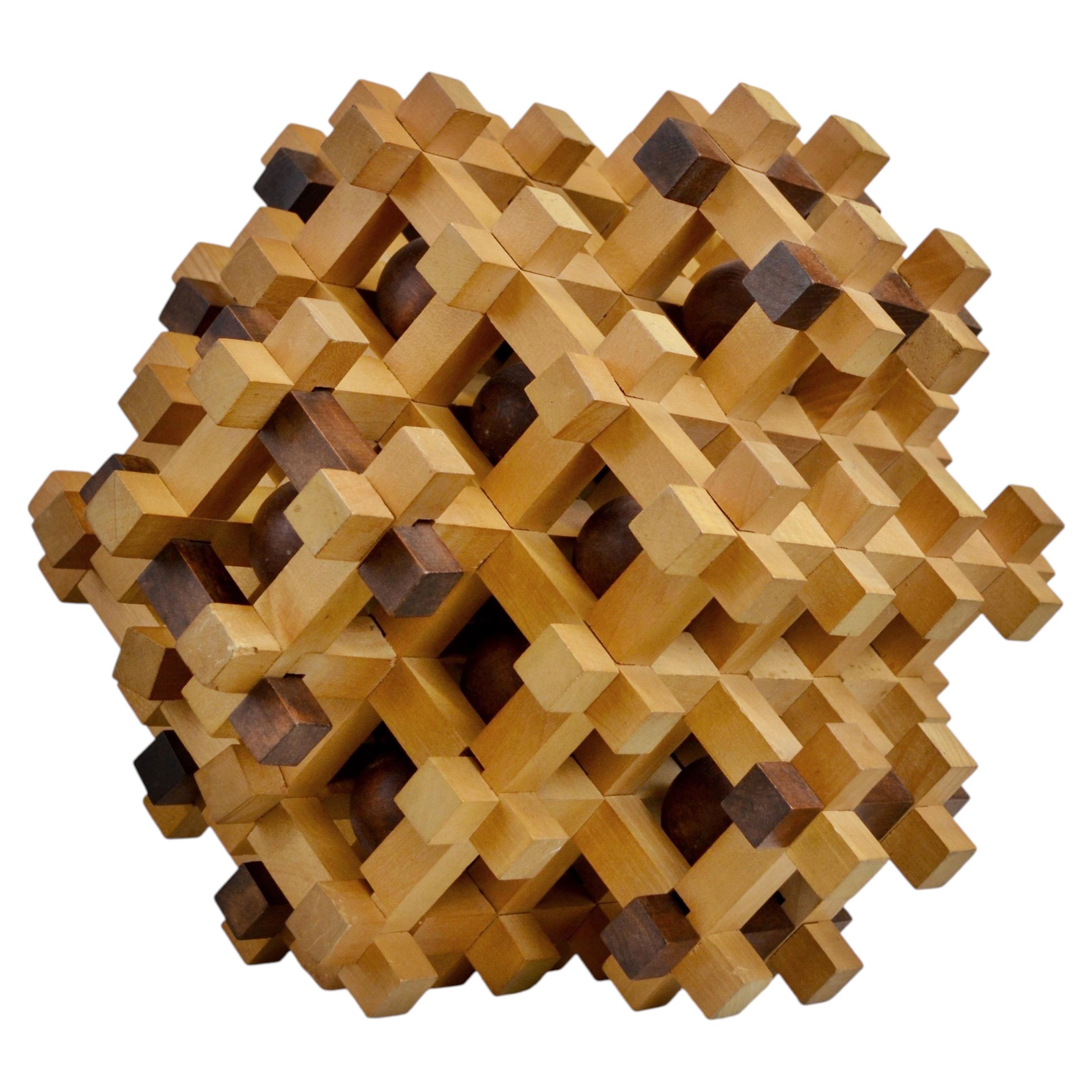 Rara scultura puzzle sovradimensionata di Sori Yanagi - 1970