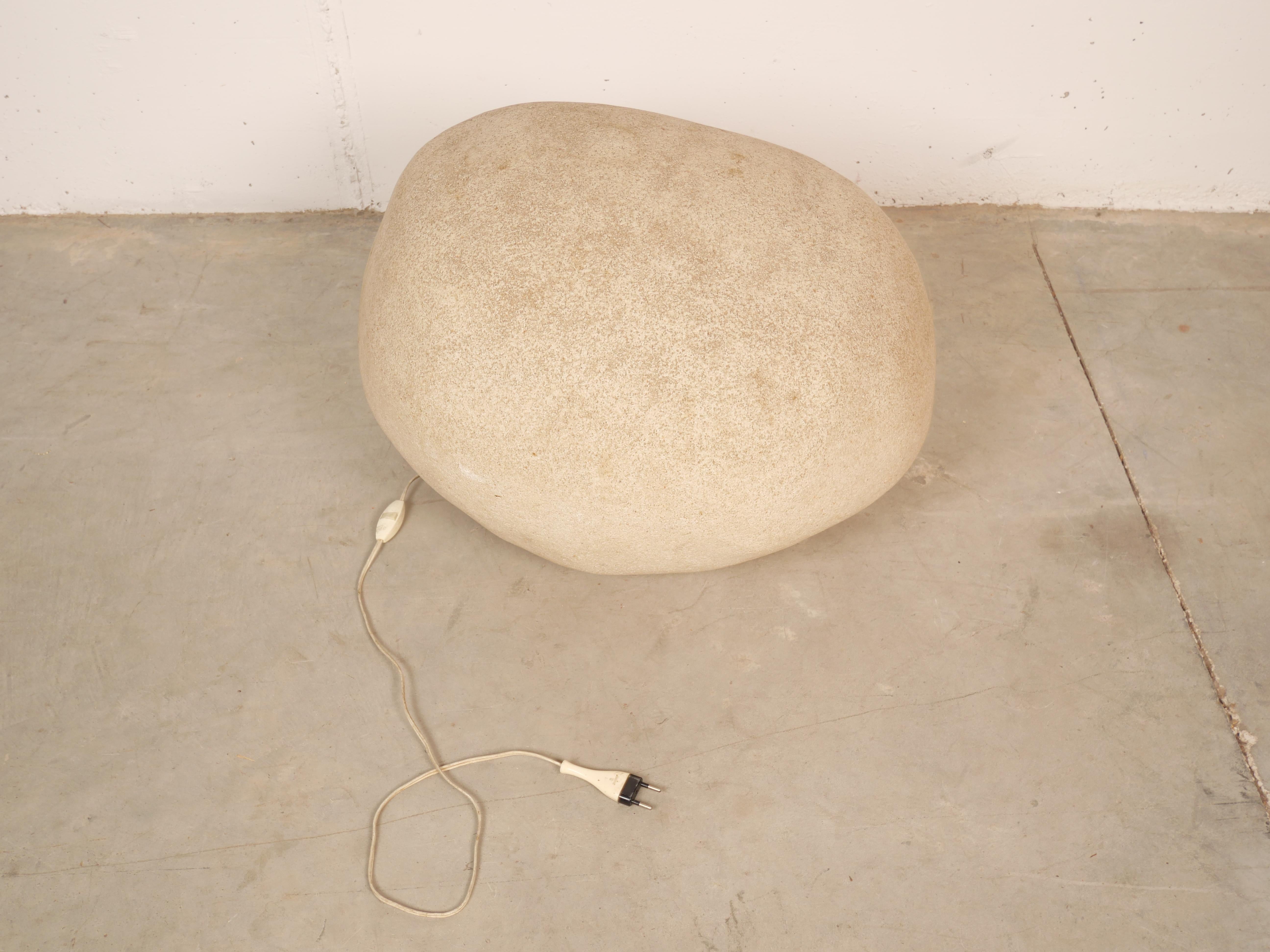 Rare Oversized Rock Lamp 