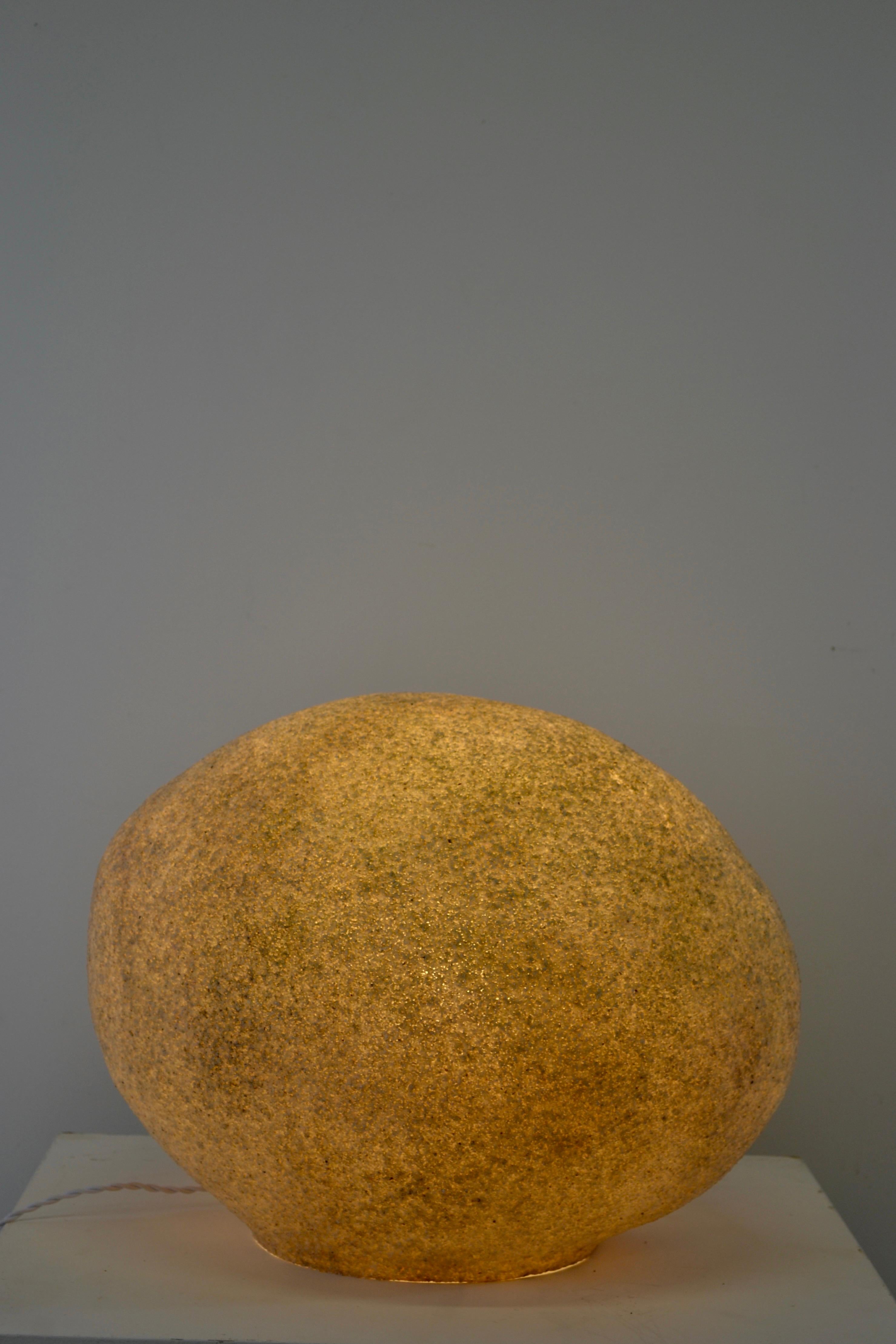 Rare Oversized Rock Lamp “Dora” by André Cazenave, Atelier A, France, 1969 en Bueno estado para la venta en SOTTEVILLE-LÈS-ROUEN, FR