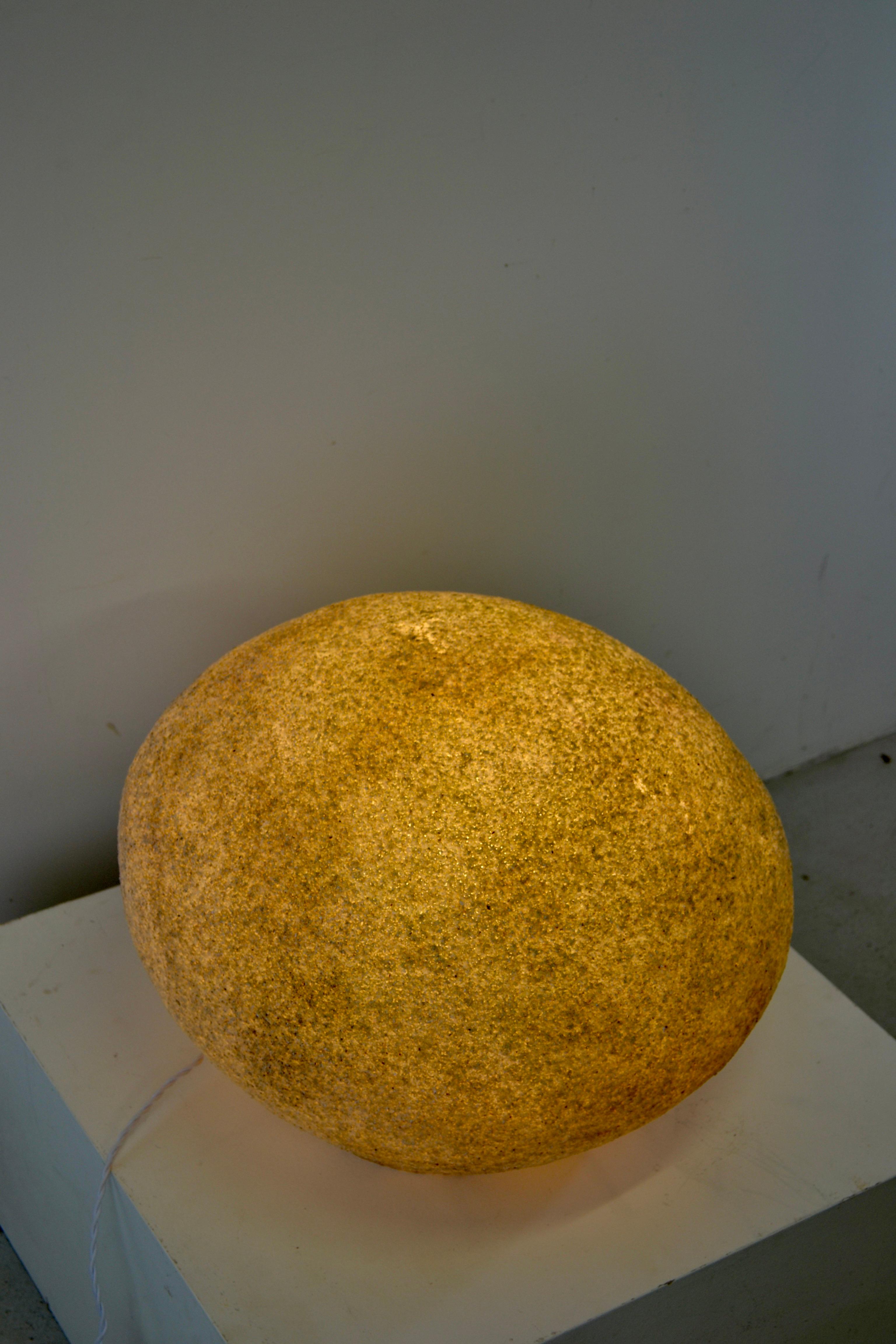 Rare Oversized Rock Lamp “Dora” by André Cazenave, Atelier A, France, 1969 mediados del siglo XX en venta