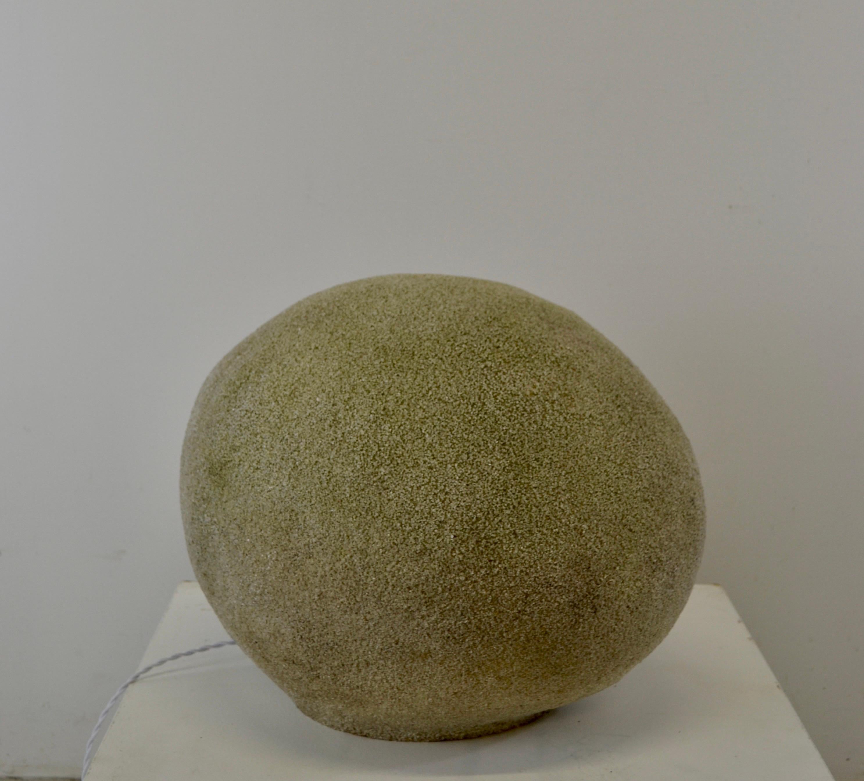 Rare Oversized Rock Lamp “Dora” by André Cazenave, Atelier A, France, 1969 Fibra de vidrio en venta