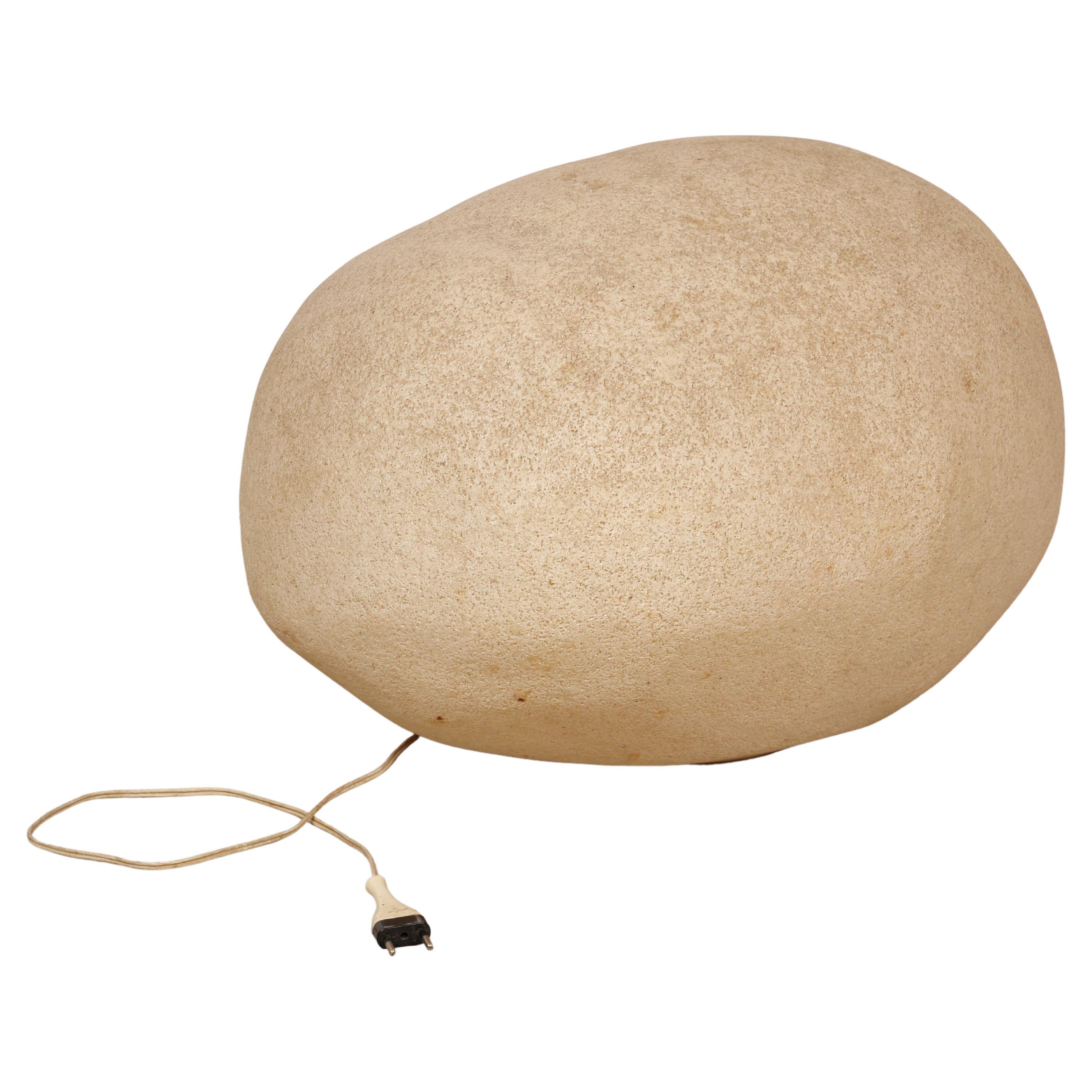 Rare Oversized Rock Lamp "Dora" by André Cazenave, Atelier A, France, 1969 For Sale