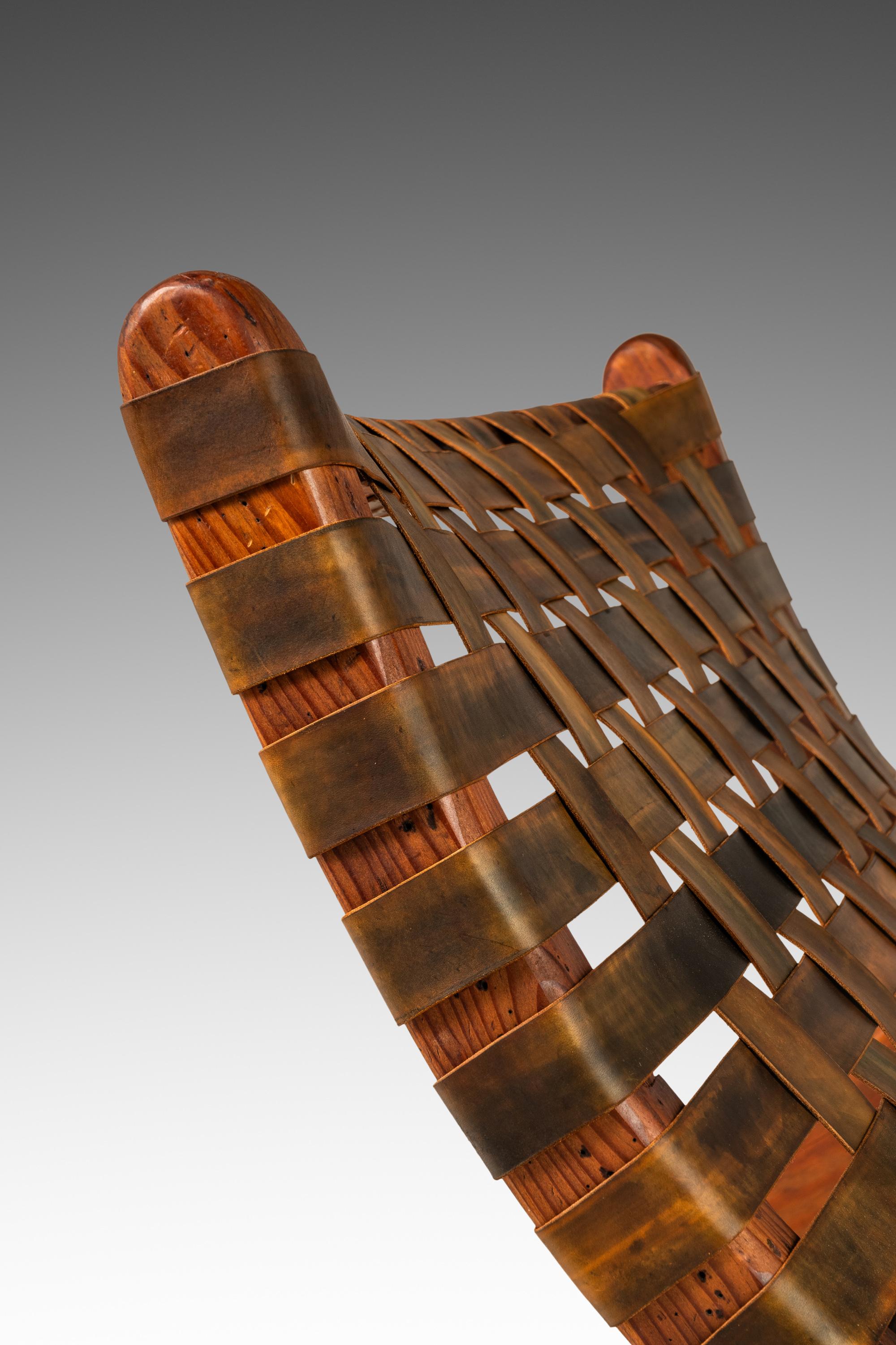 Rare chaise Scoop surdimensionnée d'après José Zanine Caldas, Mòveis Artísticos Z, années 1950 en vente 8