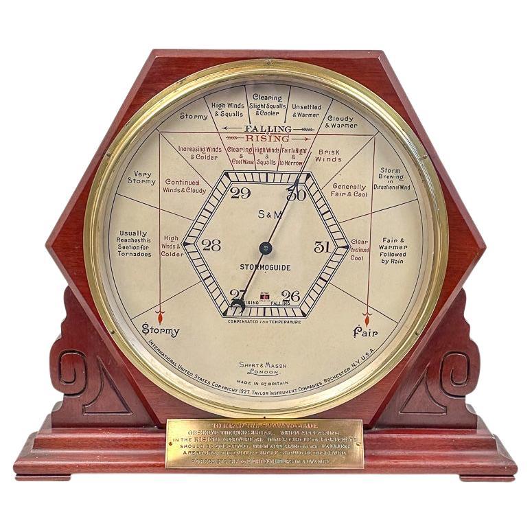 Rare Oversized Stormoguide Barometer by Short & Mason