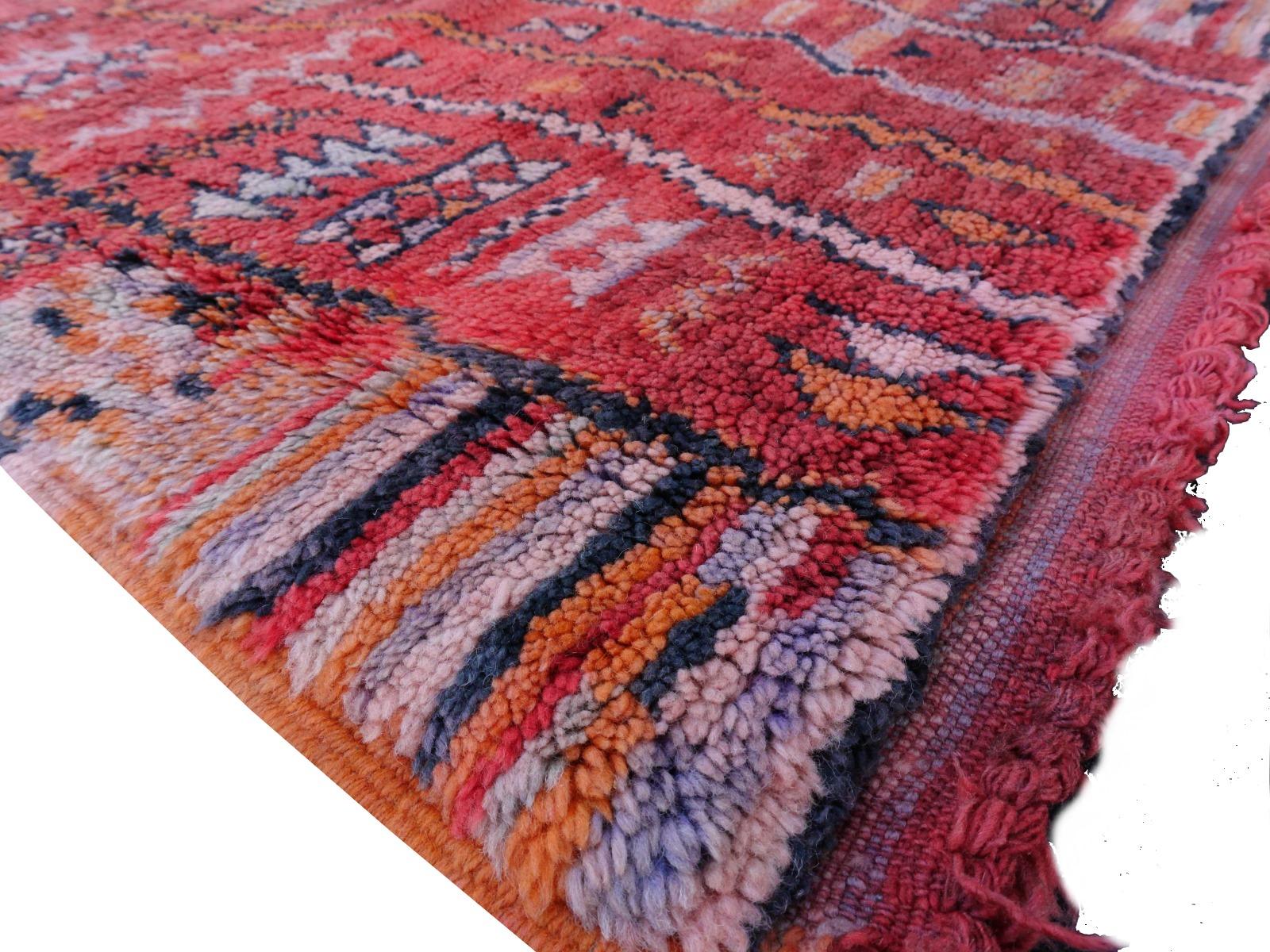 Rare Oversized Vintage North African Moroccan Berber Rug In Good Condition In Lohr, Bavaria, DE
