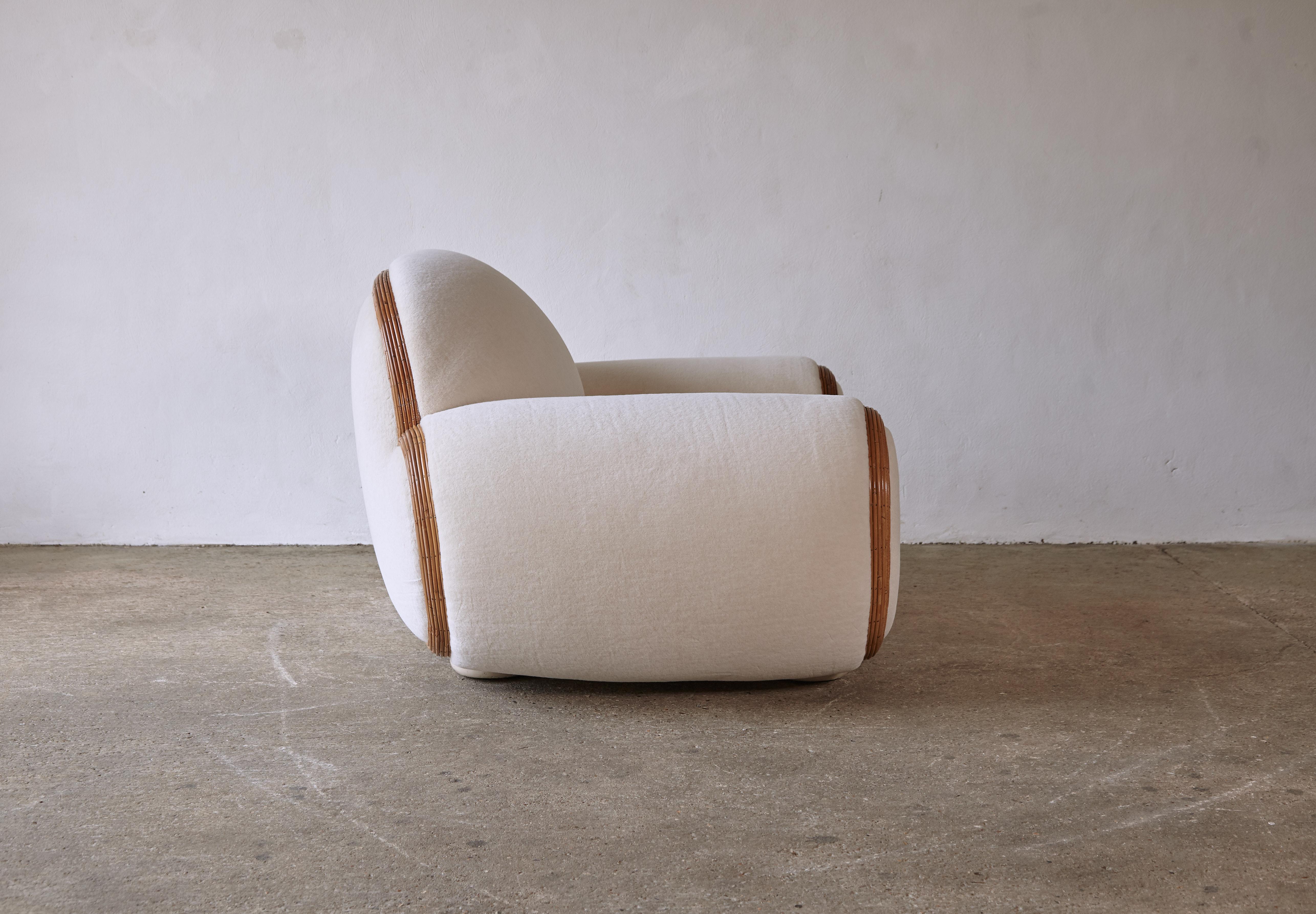 Rare Oversized Vivai Del Sud Armchair / Loveseat, Italy, 1970s For Sale 8