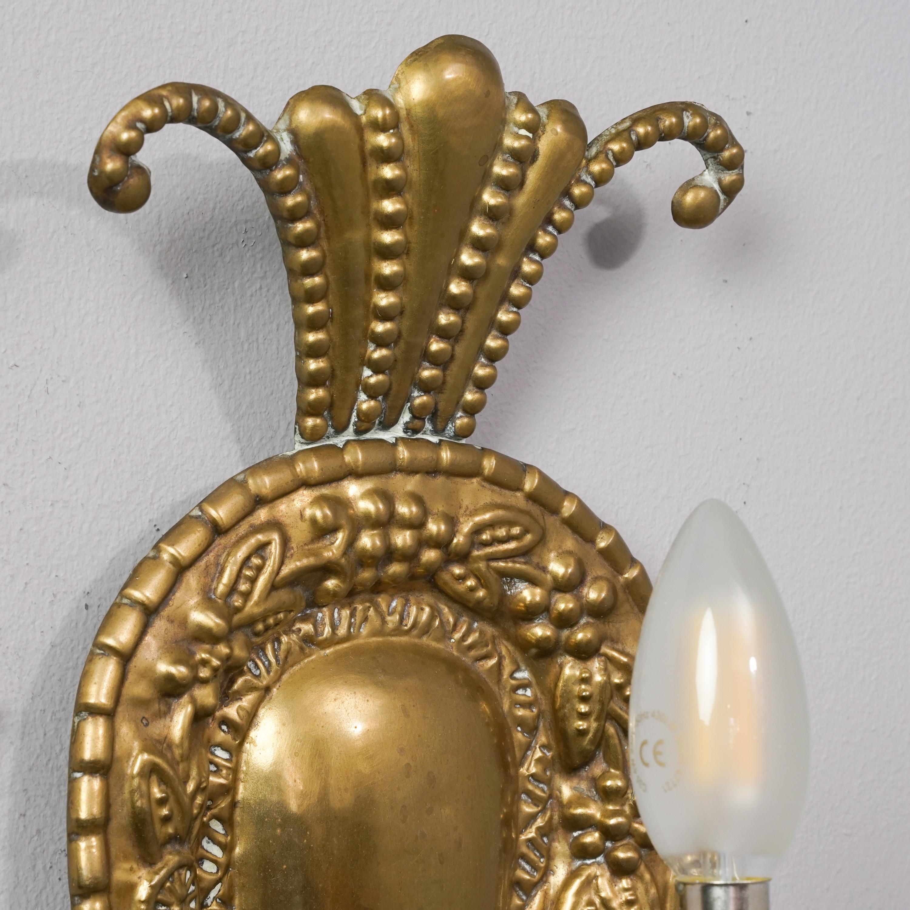 Finnish Rare Paavo Tynell Art Deco Wall Sconce for Taito Oy, 1920s/1930s For Sale