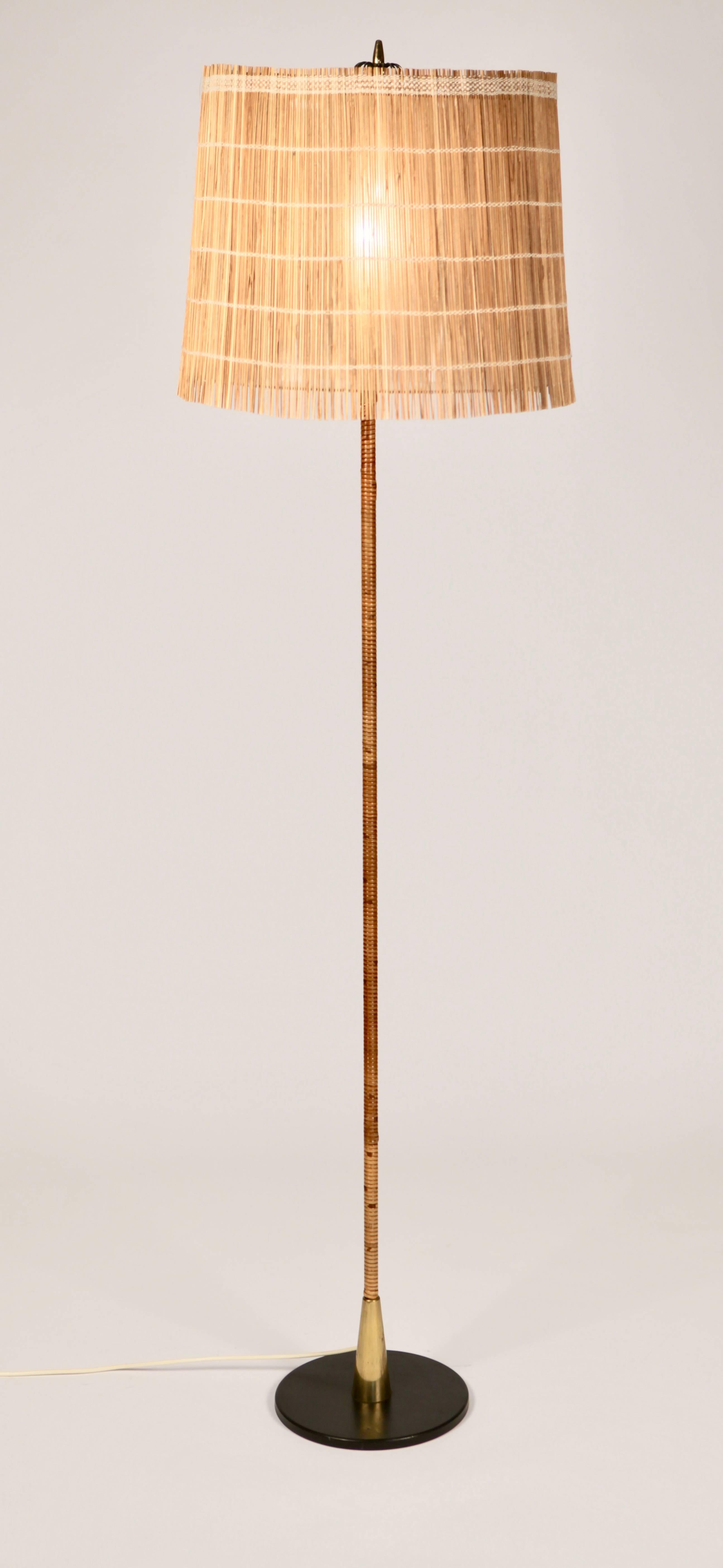 Mid-20th Century Rare Paavo Tynell Floor Lamp, Idman Oy, Finland, 1950s