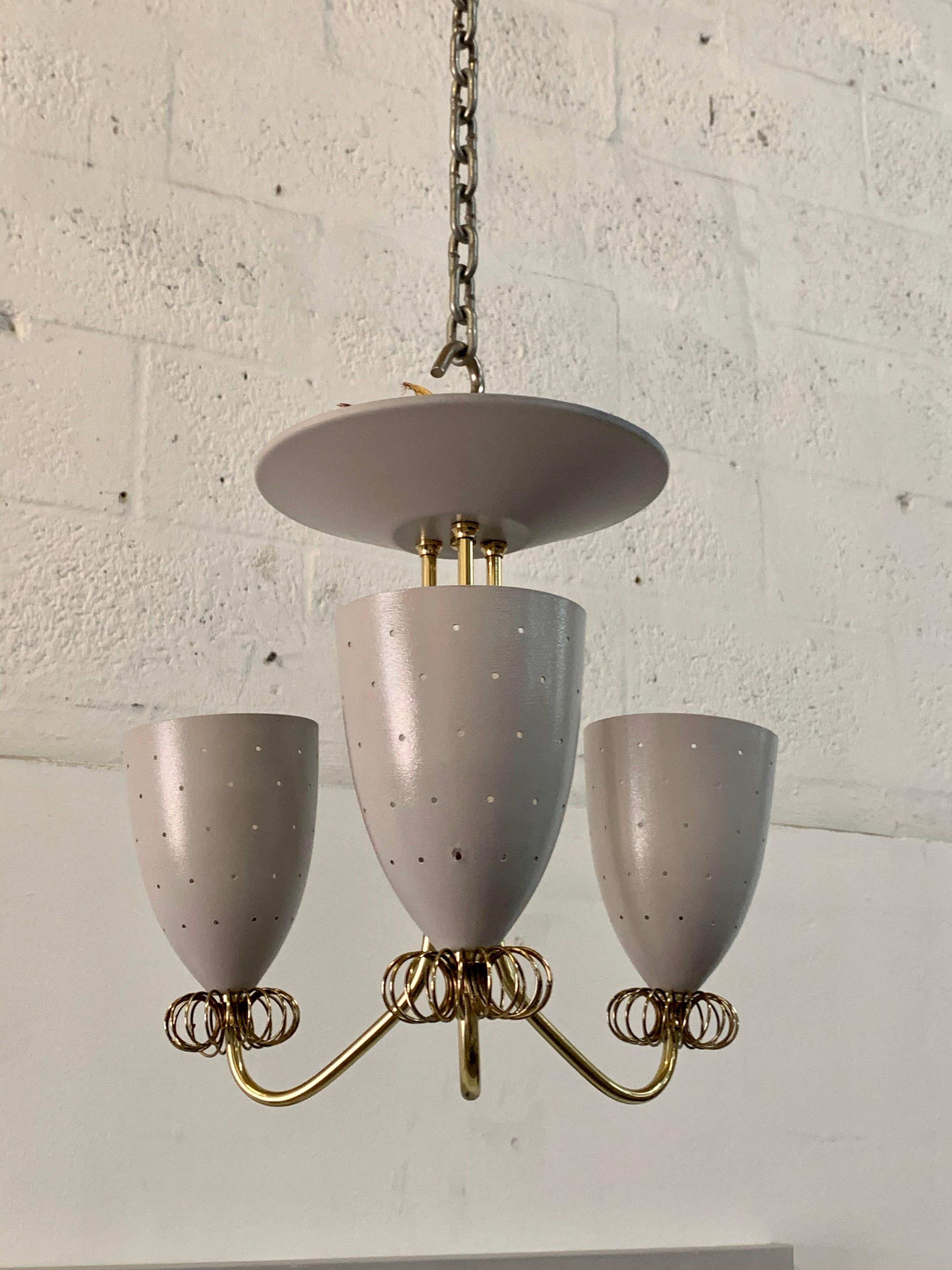 Mid-20th Century Rare Paavo Tynell for Lightolier Ceiling Light