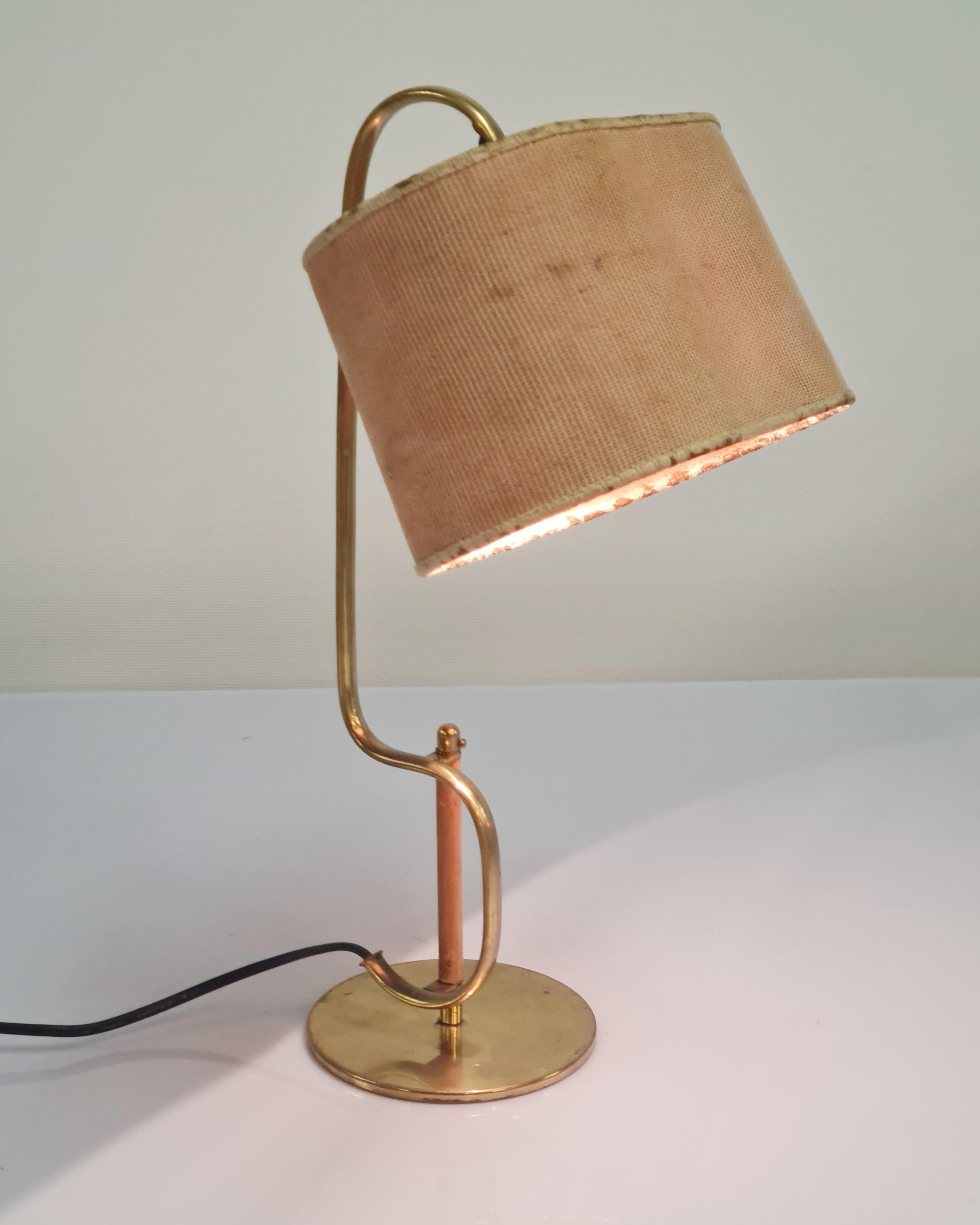 Rare lampe de bureau « S » de Paavo Tynell, modèle 9202, Taito, années 1940 en vente 3