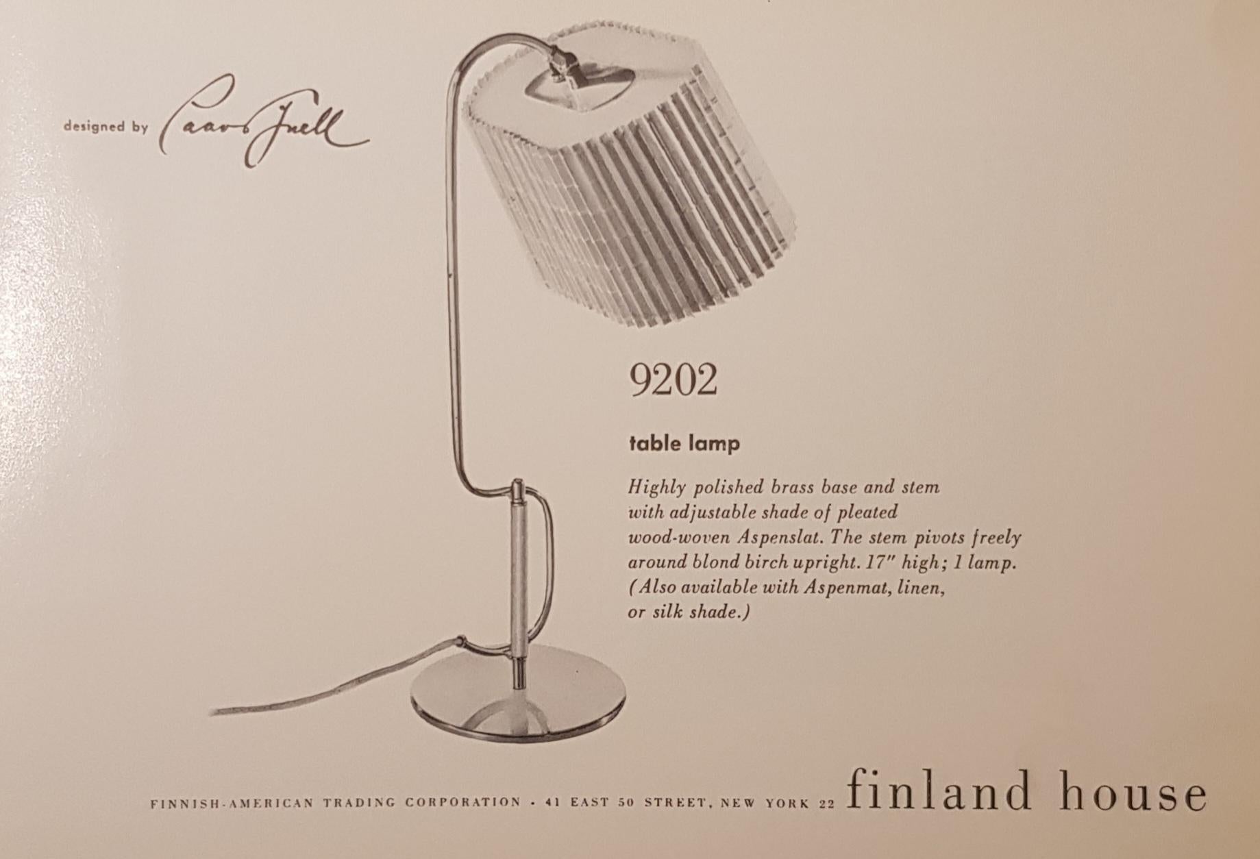 Rare lampe de bureau « S » de Paavo Tynell, modèle 9202, Taito, années 1940 en vente 9