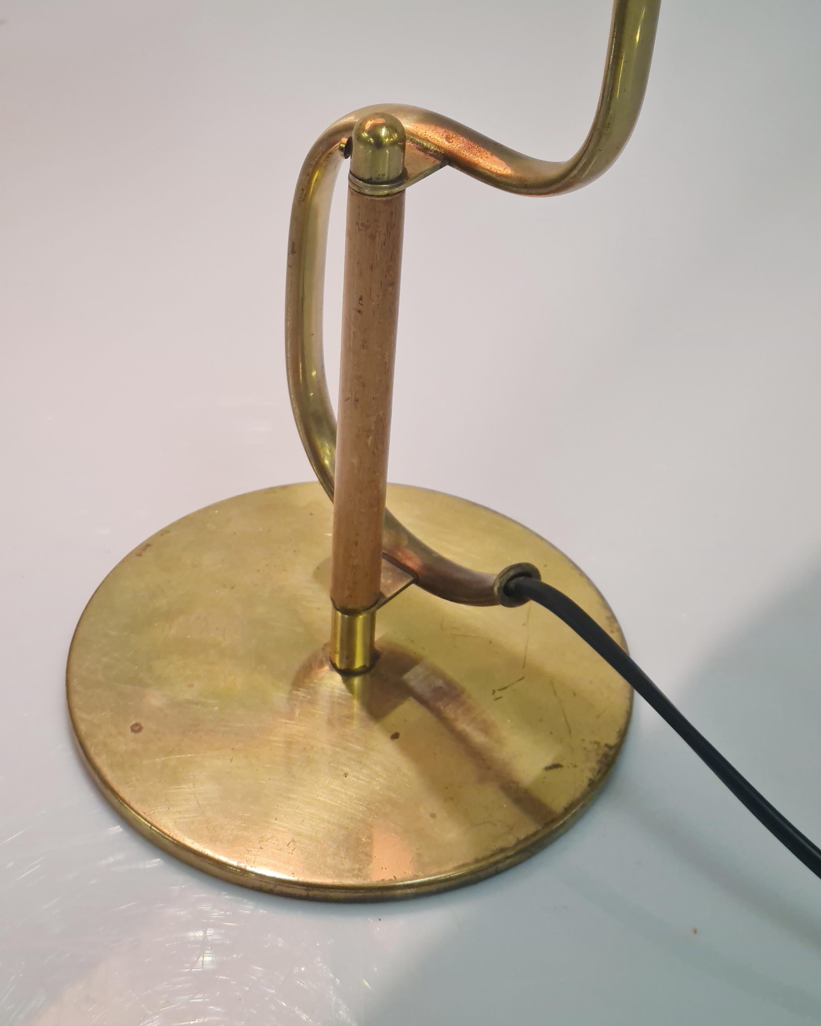 Métal Rare lampe de bureau « S » de Paavo Tynell, modèle 9202, Taito, années 1940 en vente