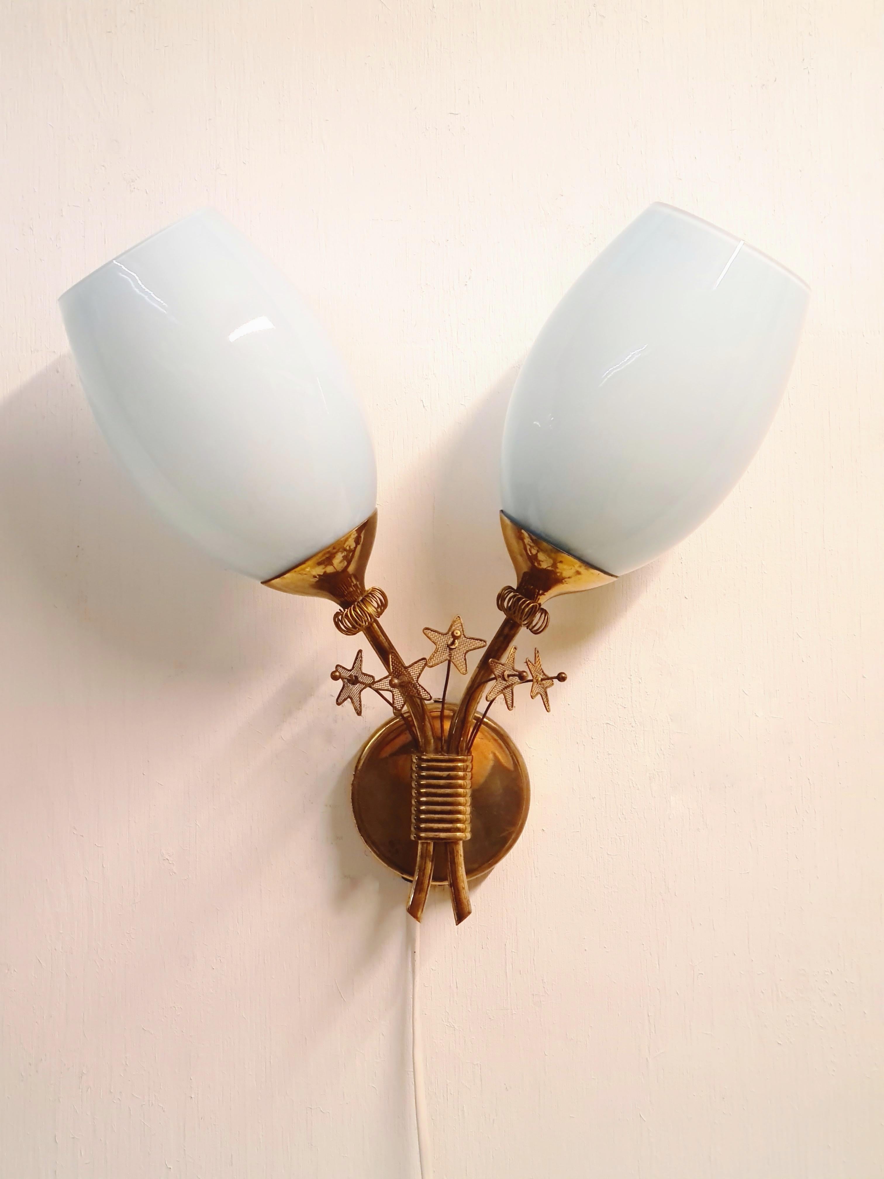 Rare Paavo Tynell Wall Lamp, Taito Oy 1950s For Sale 3