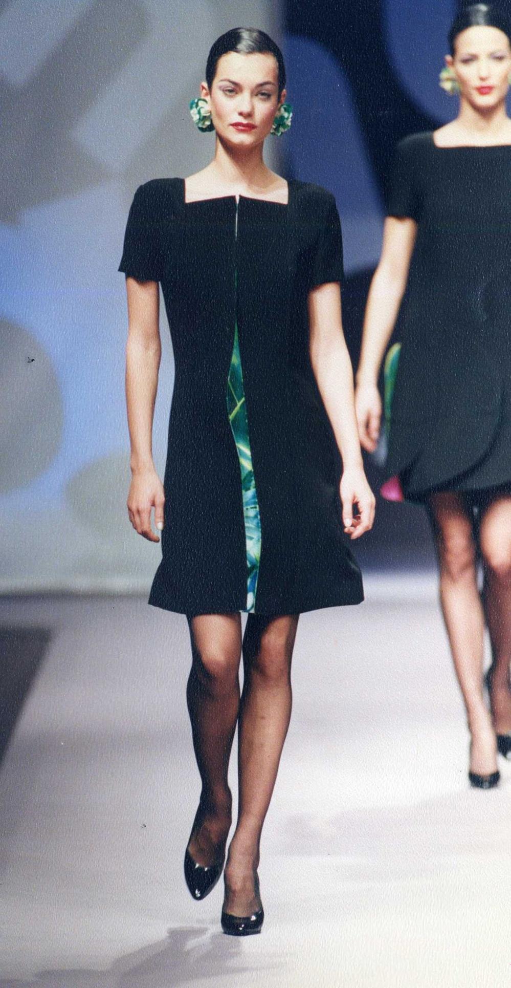Nero Raro abito da cerimonia PACO RABANNE SS 1998 in vendita