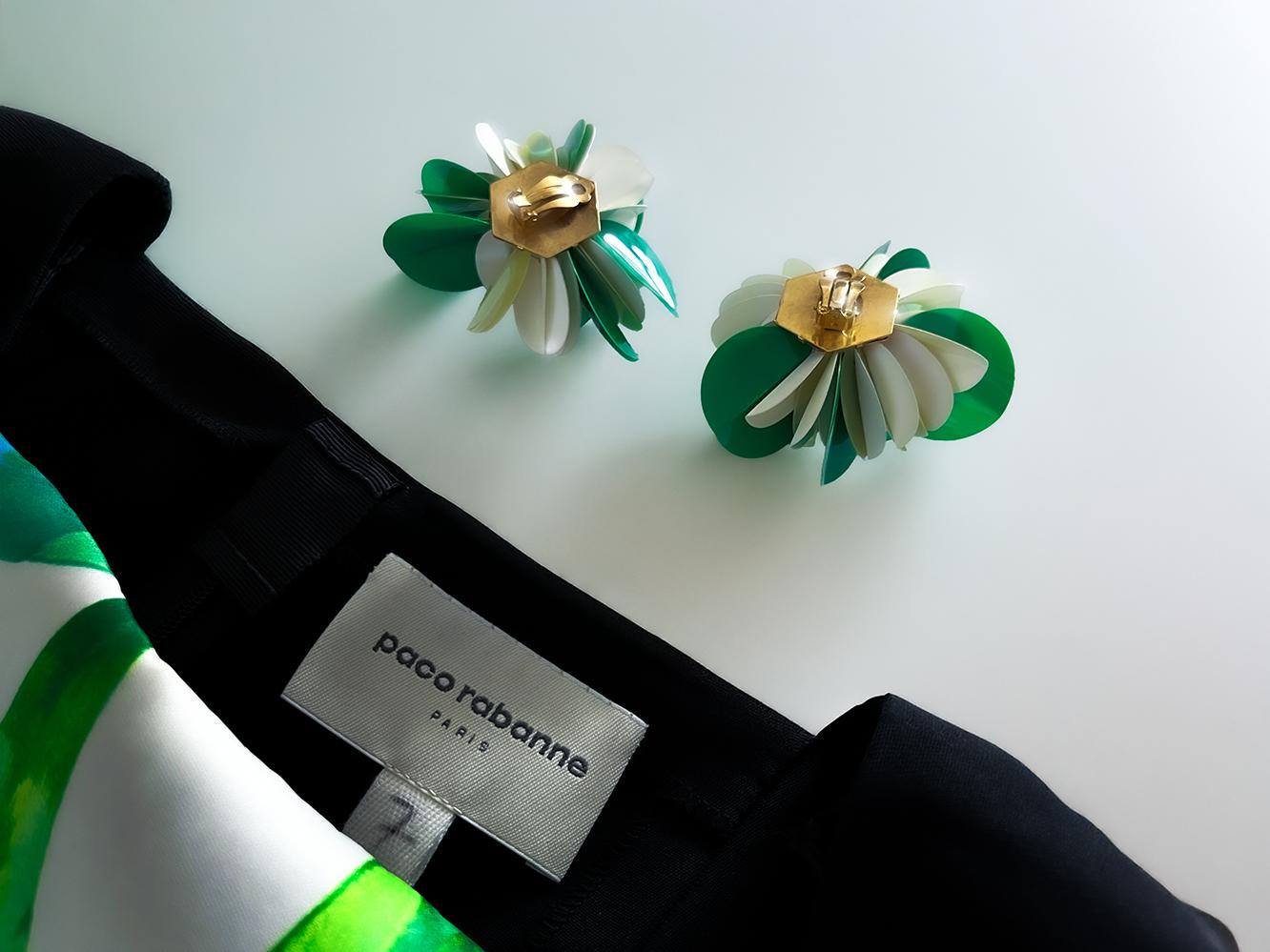 Raro abito da cerimonia PACO RABANNE SS 1998 in vendita 4
