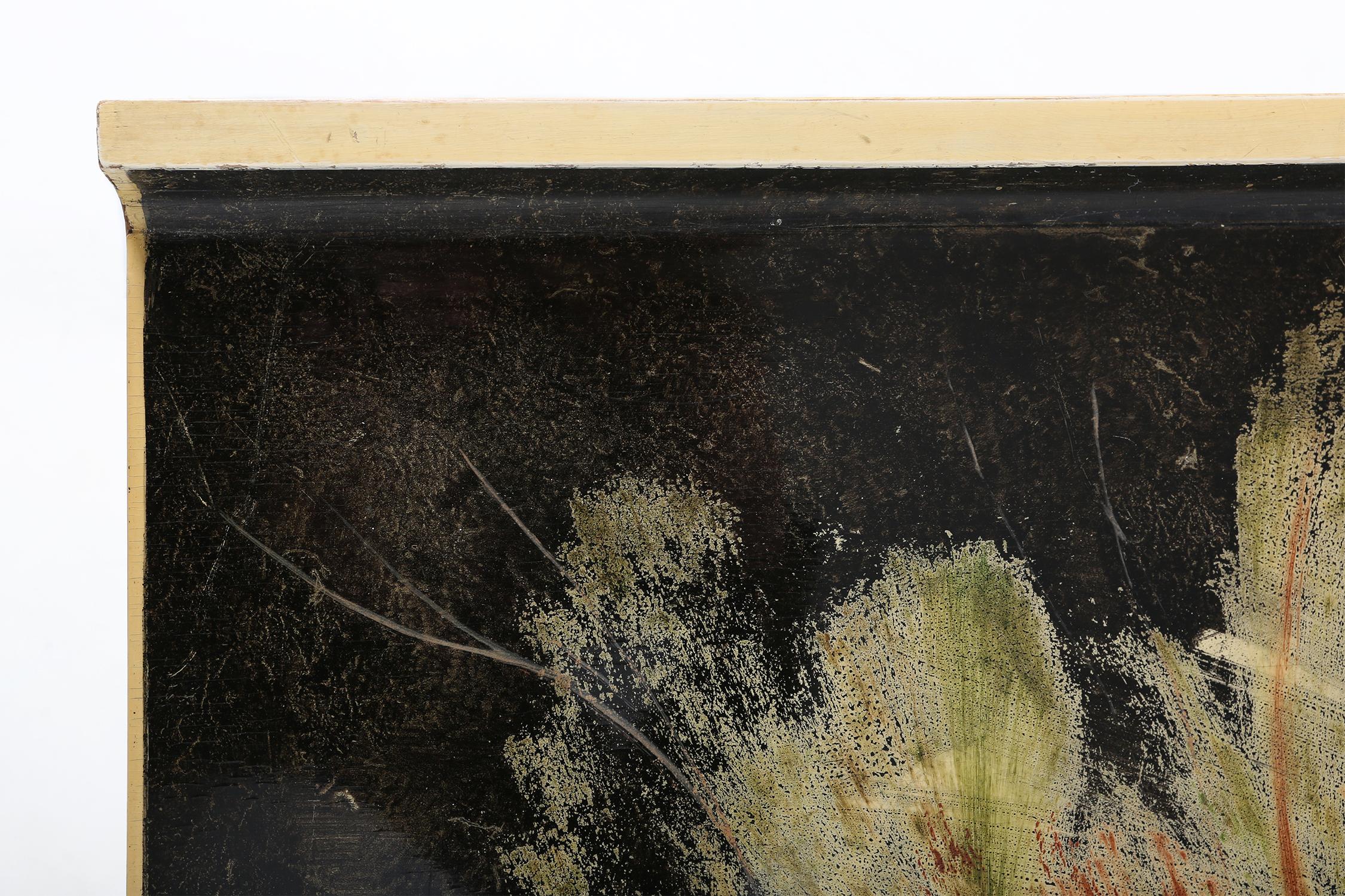 Mid-20th Century Rare painted coffee table by De Coene Frères, Belgium 1950s For Sale