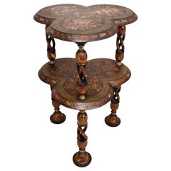 Rare Painted Side Table from Burma, circa 1900
