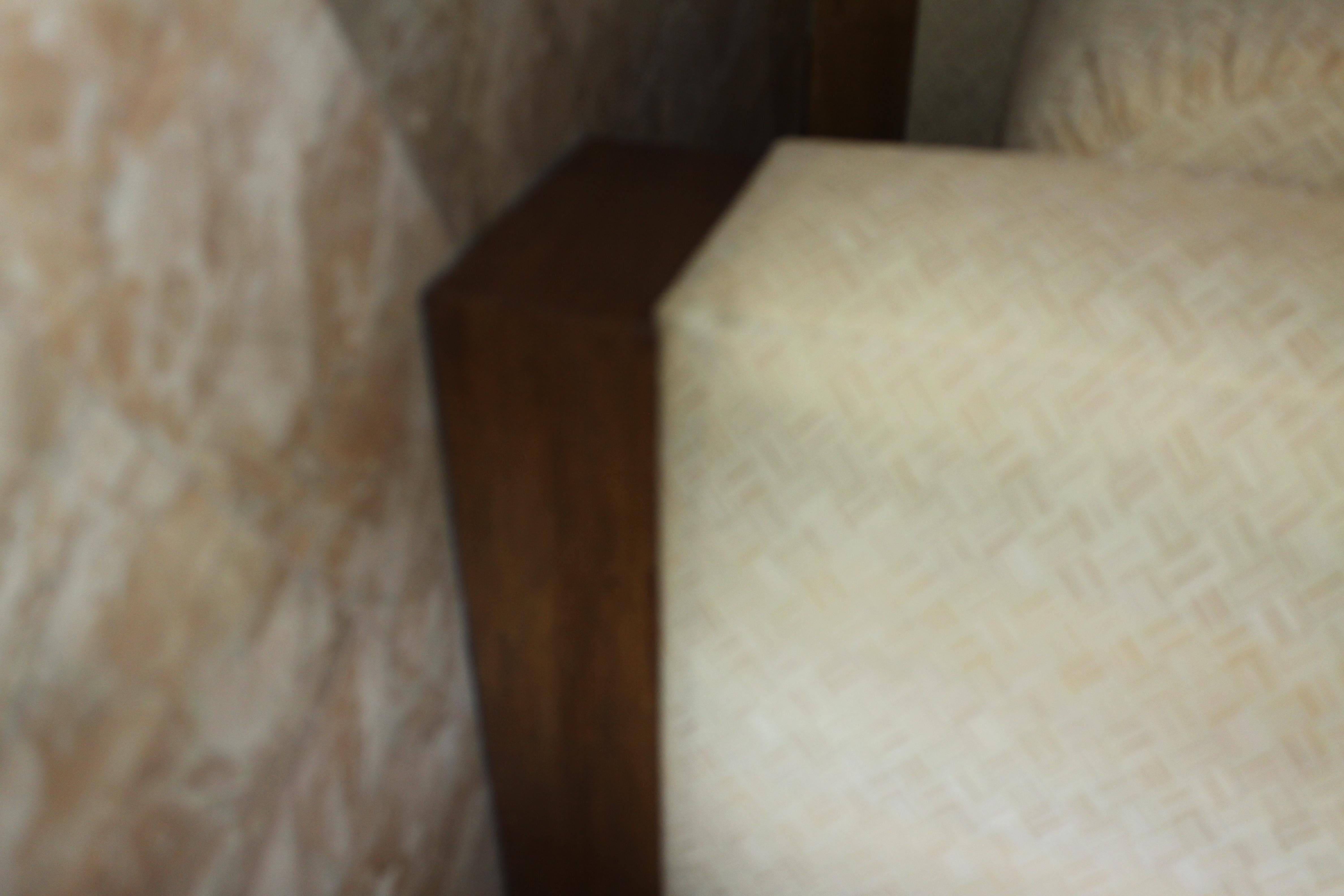 rare pair armchairs 1930 italian futurist with original and perfect  upholstery For Sale 6