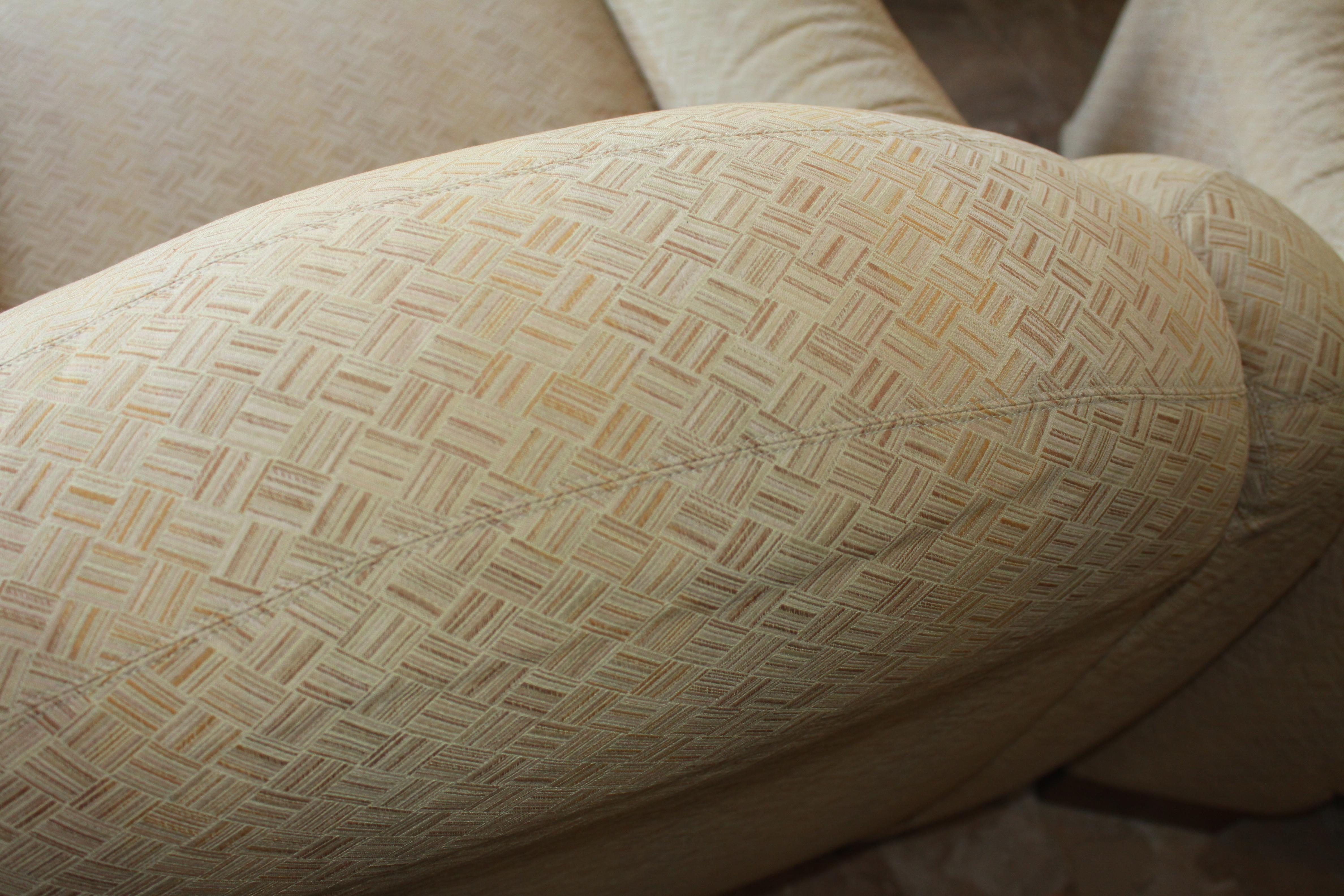 Art Deco rare pair armchairs 1930 italian futurist with original and perfect  upholstery For Sale
